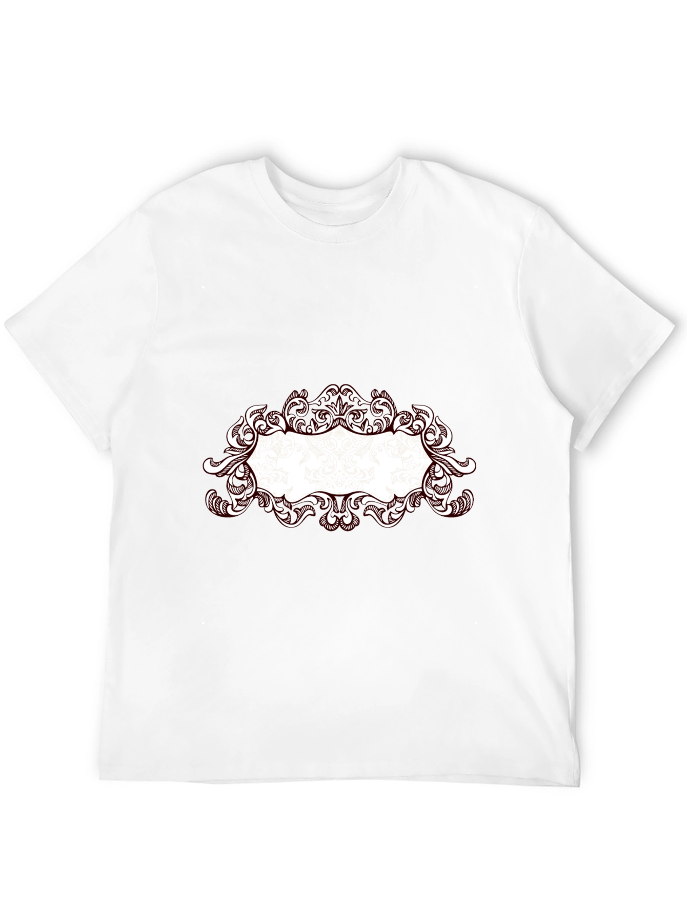 Elegant Frame Black T-Shirt