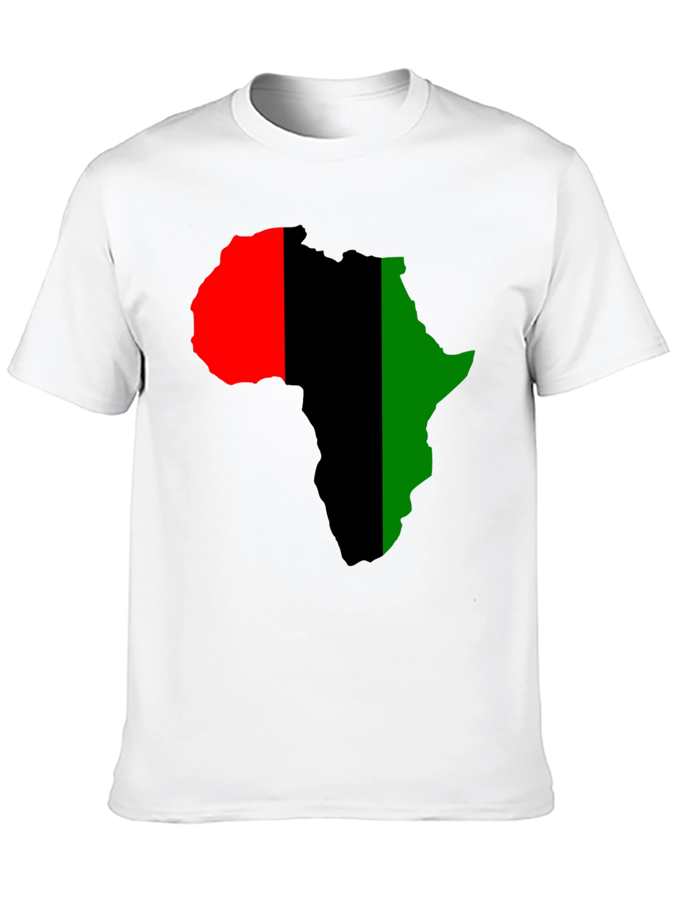 Pan African Flag Africa Map T-Shirt