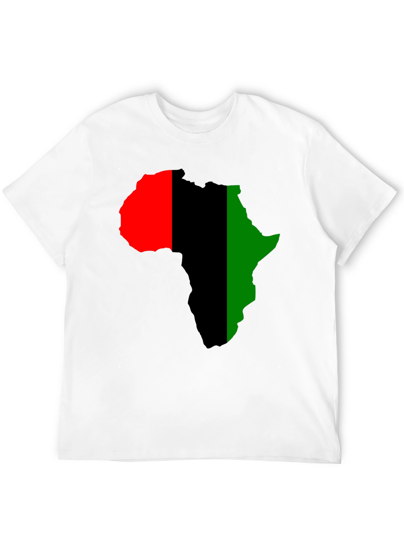 Pan African Flag Africa Map T-Shirt