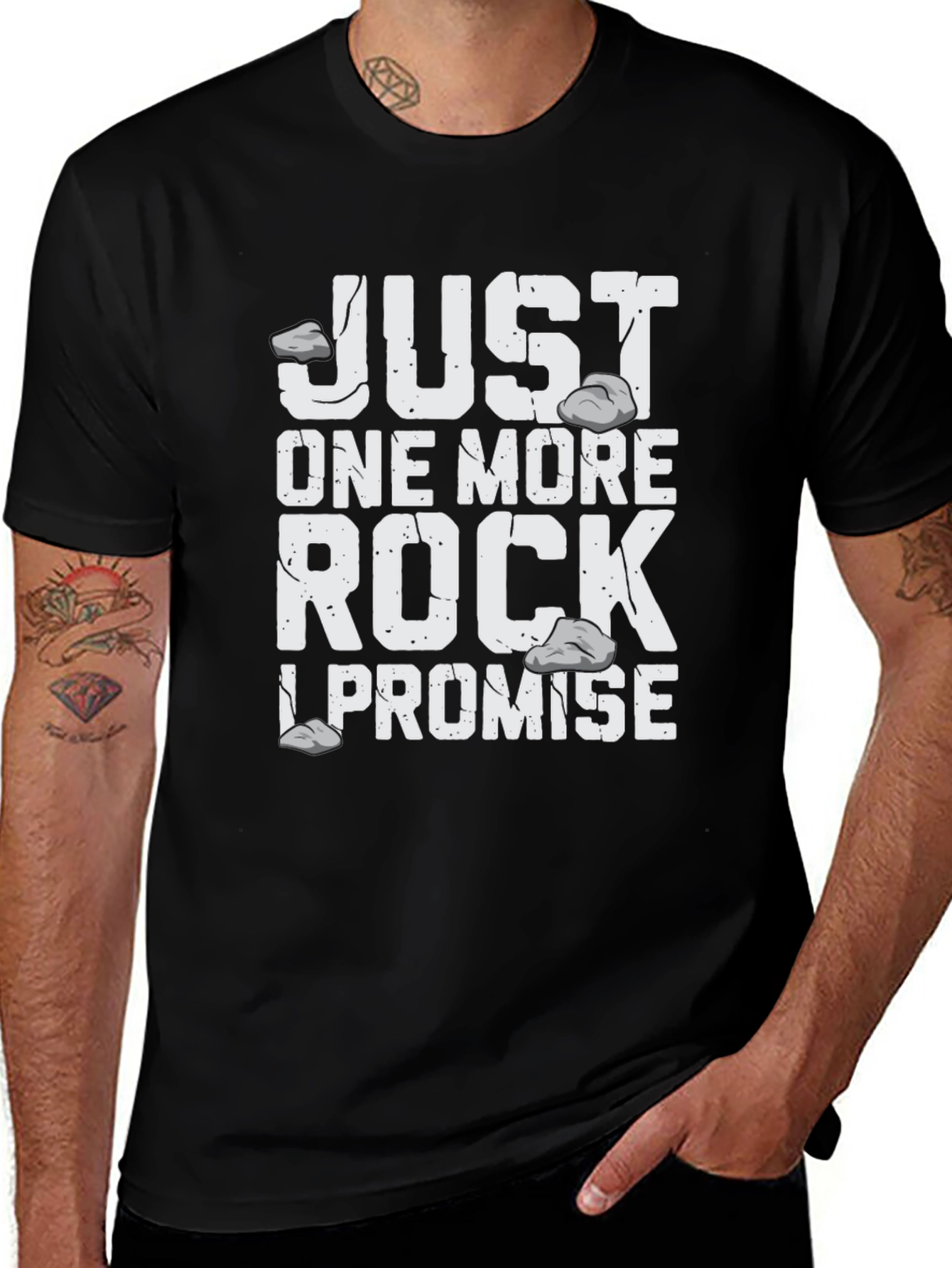 Just One More Rock T-Shirt | Funny Rock Collecting Tee | Geology Lover Shirt | Gift for Rock Lovers | Free Shipping $50+
