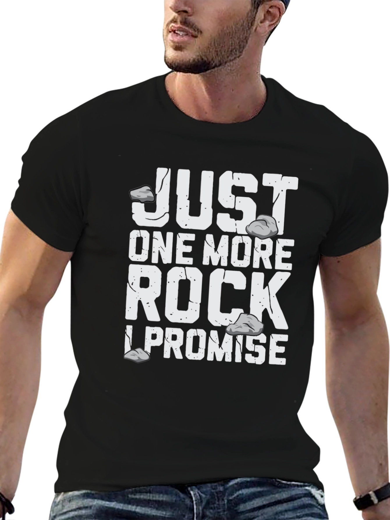 Just One More Rock T-Shirt | Funny Rock Collecting Tee | Geology Lover Shirt | Gift for Rock Lovers | Free Shipping $50+