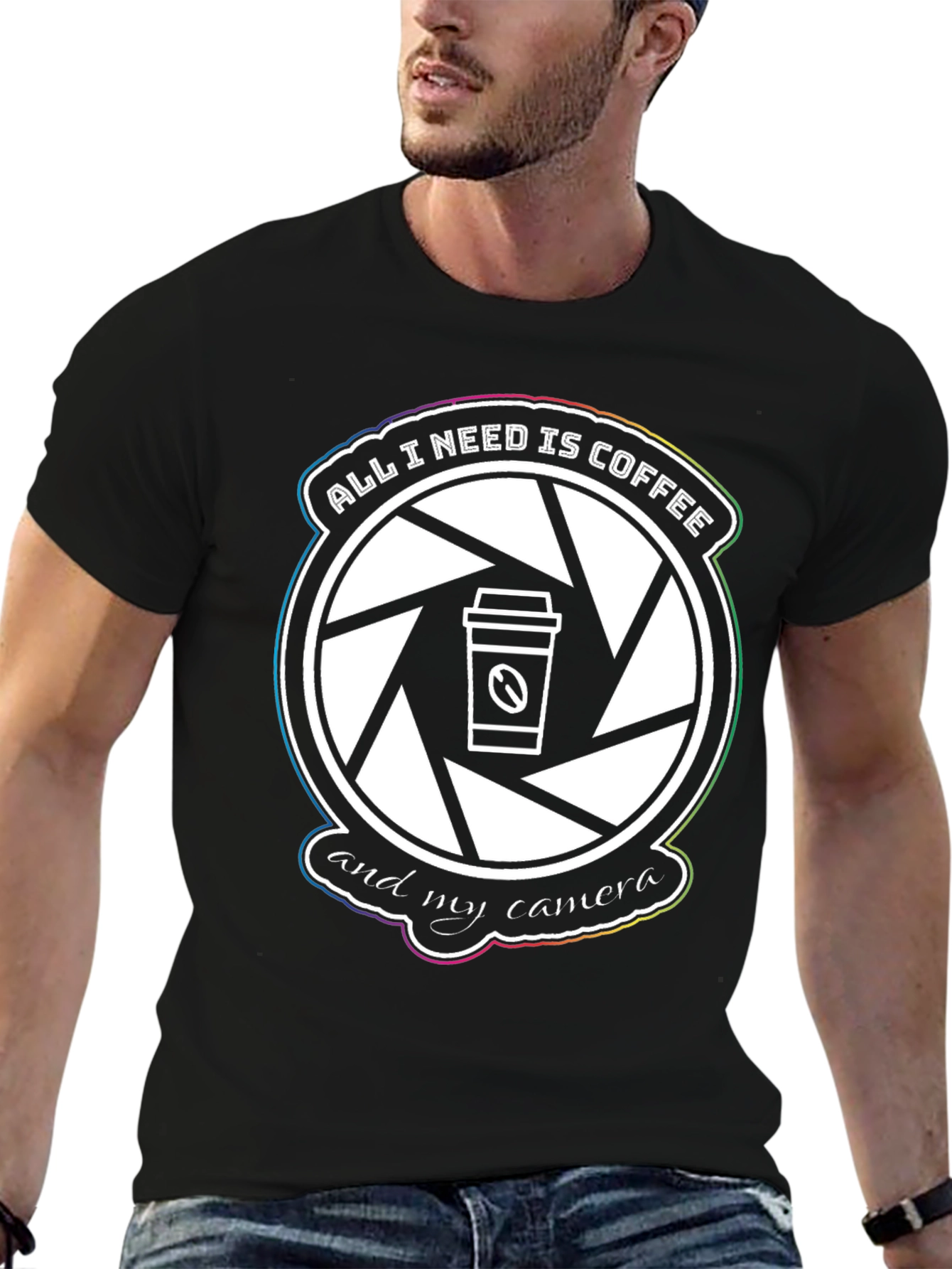 Coffee & Camera T-Shirt: Photographers Essential