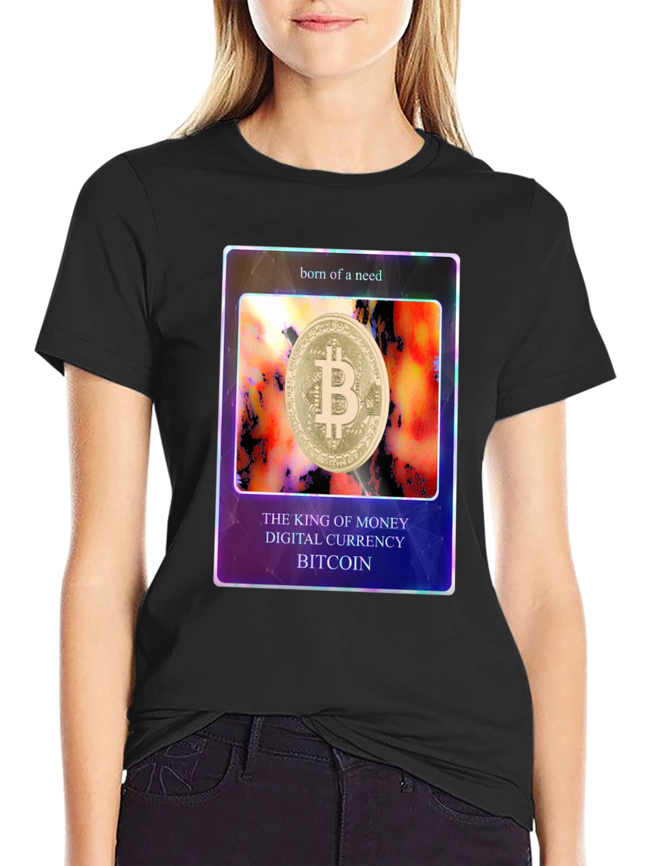 Bitcoin Crypto T-Shirt: The King of Money!