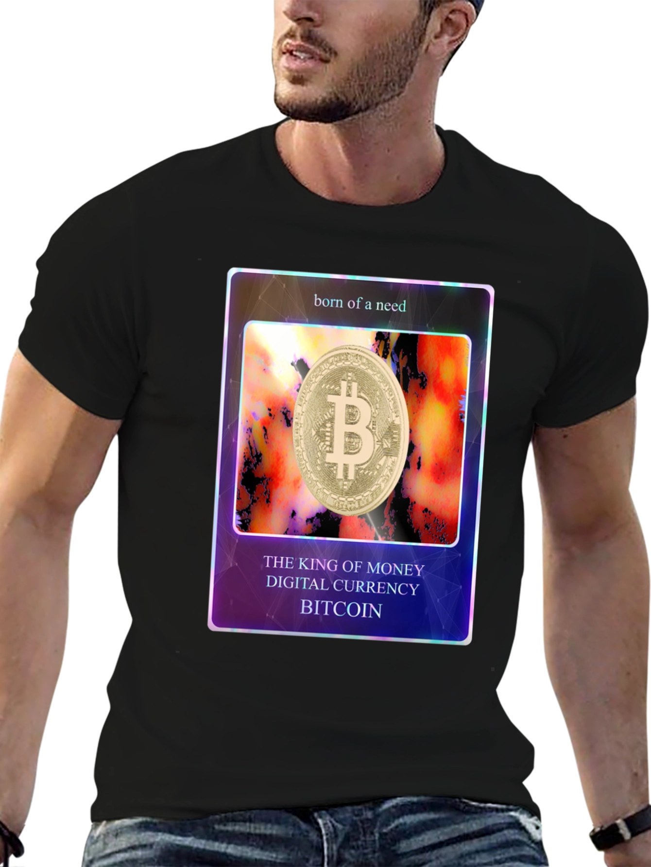 Bitcoin Crypto T-Shirt: The King of Money!