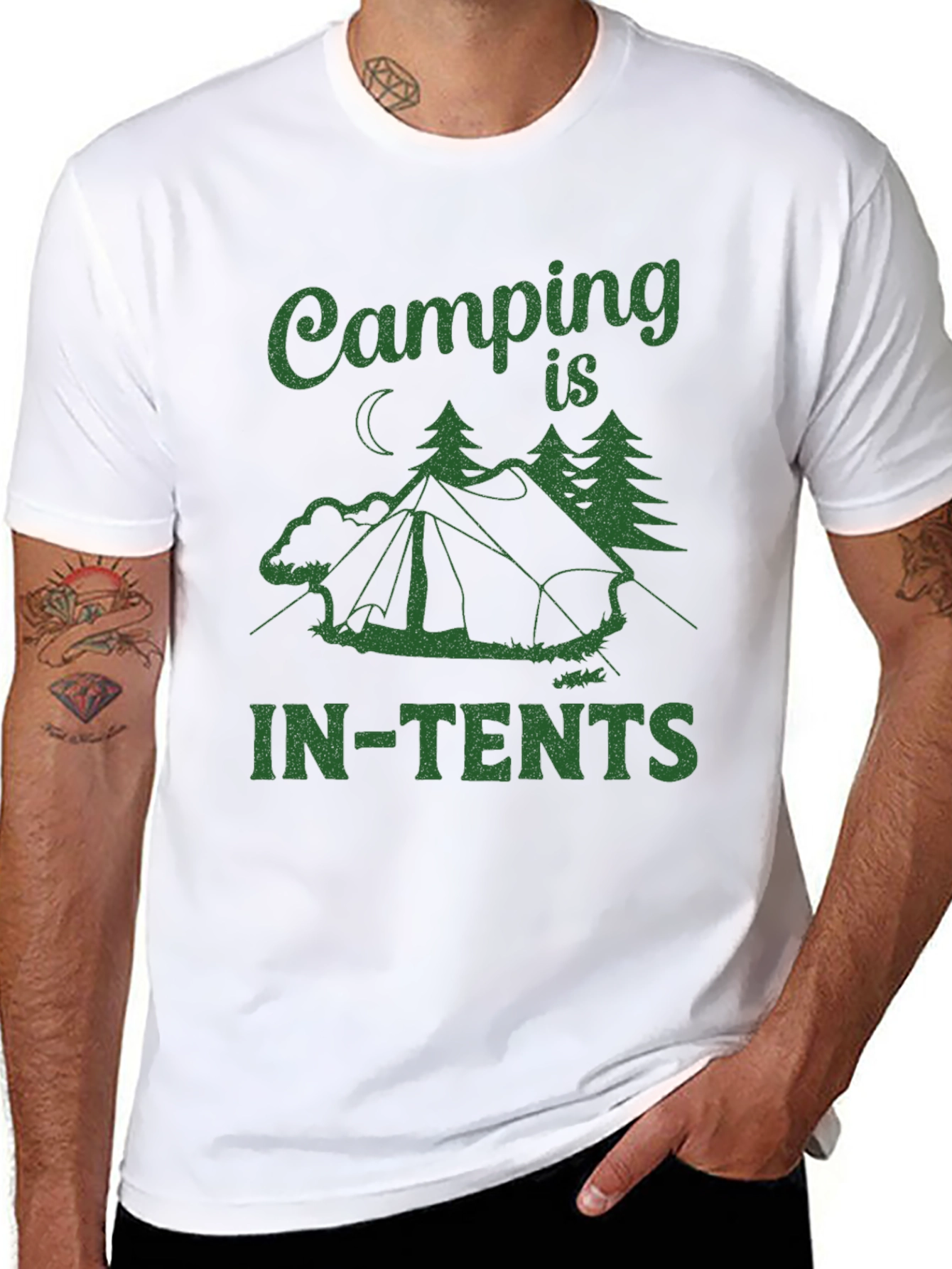 Camping is IN-TENTS T-Shirt