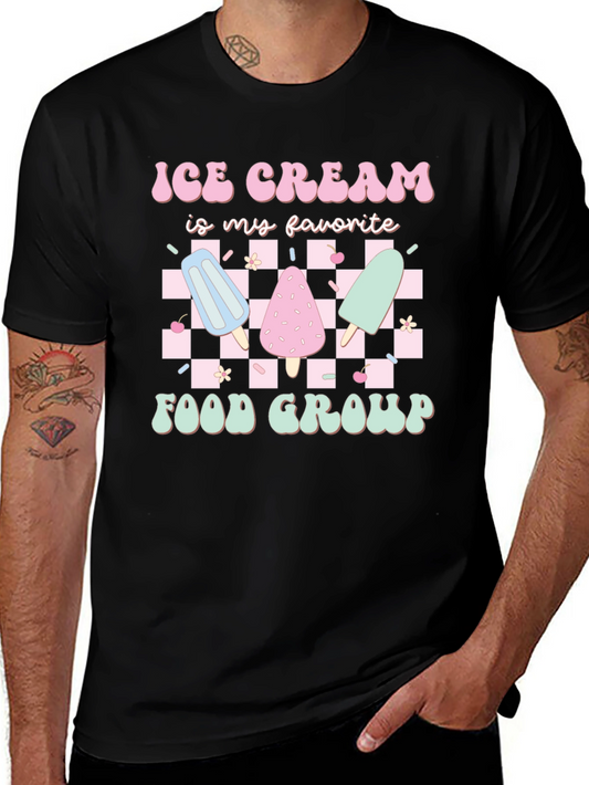 Ice Cream Food Group Graphic Tee