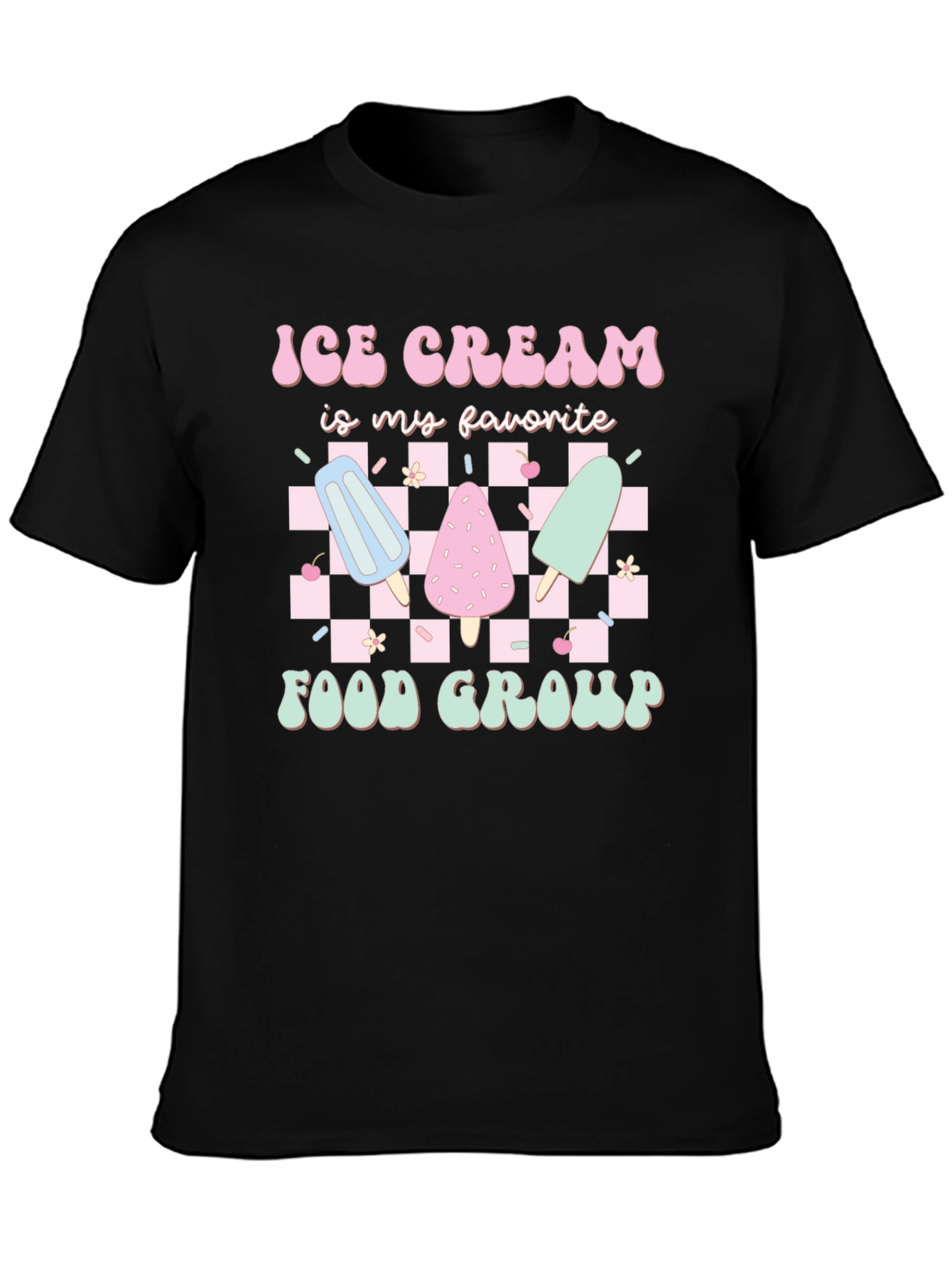 Ice Cream Food Group Graphic Tee
