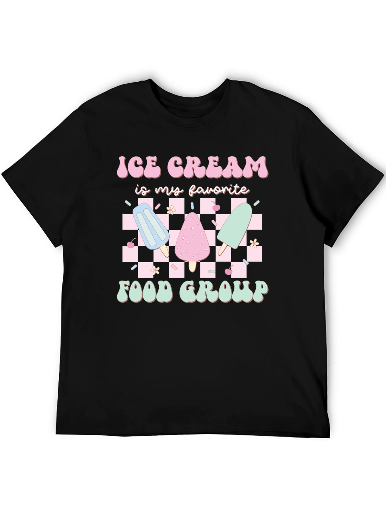 Ice Cream Food Group Graphic Tee