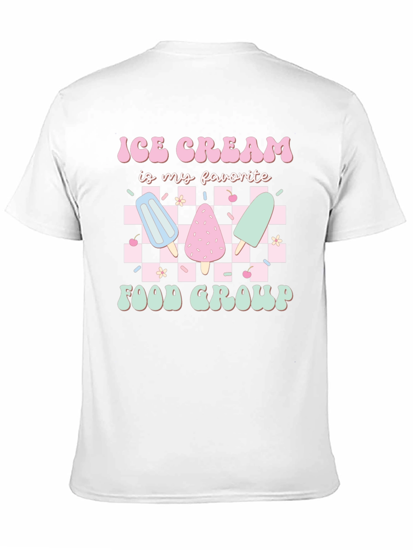 Ice Cream Food Group Graphic Tee