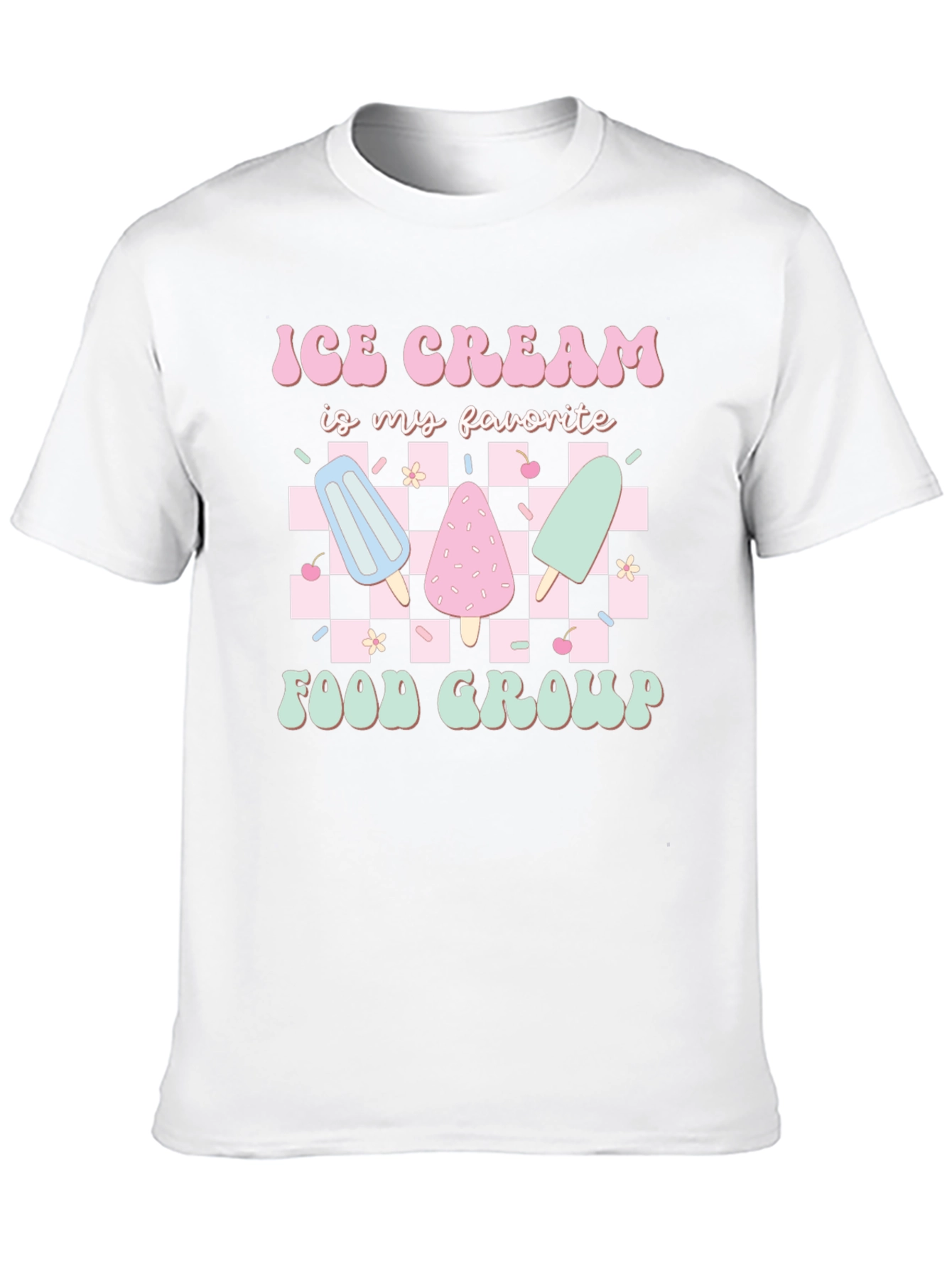 Ice Cream Food Group Graphic Tee