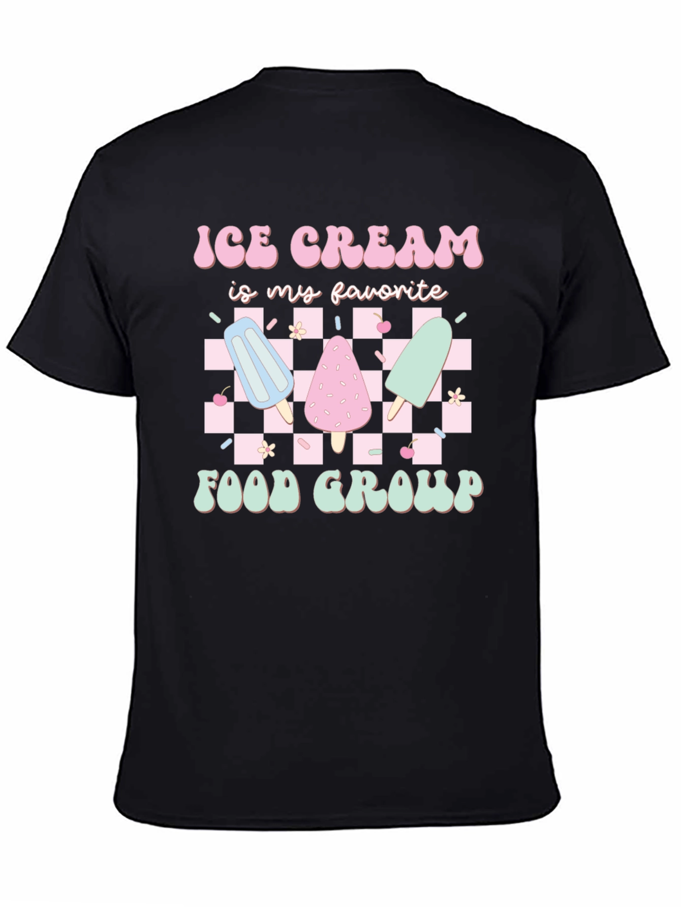 Ice Cream Food Group Graphic Tee