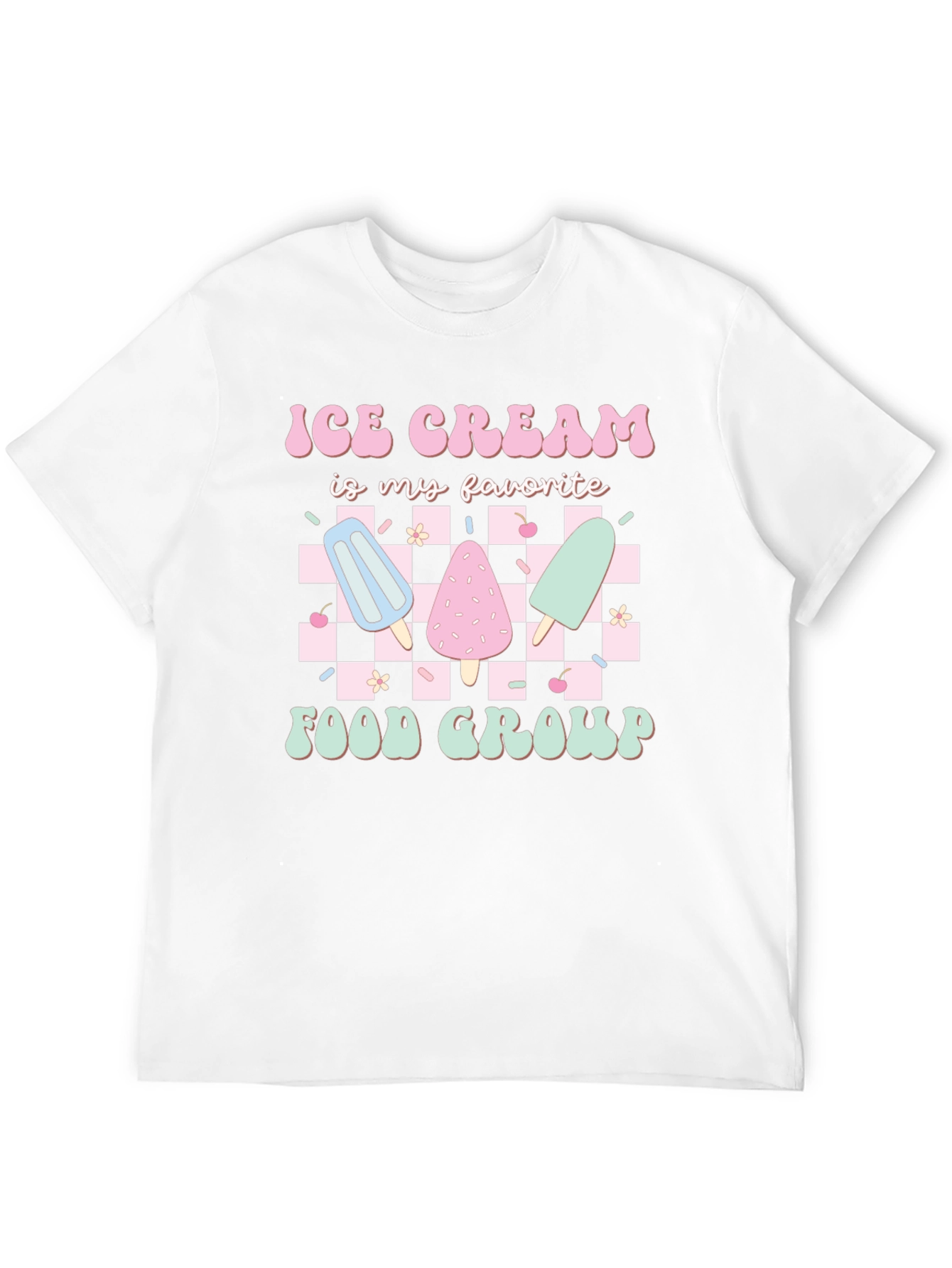 Ice Cream Food Group Graphic Tee