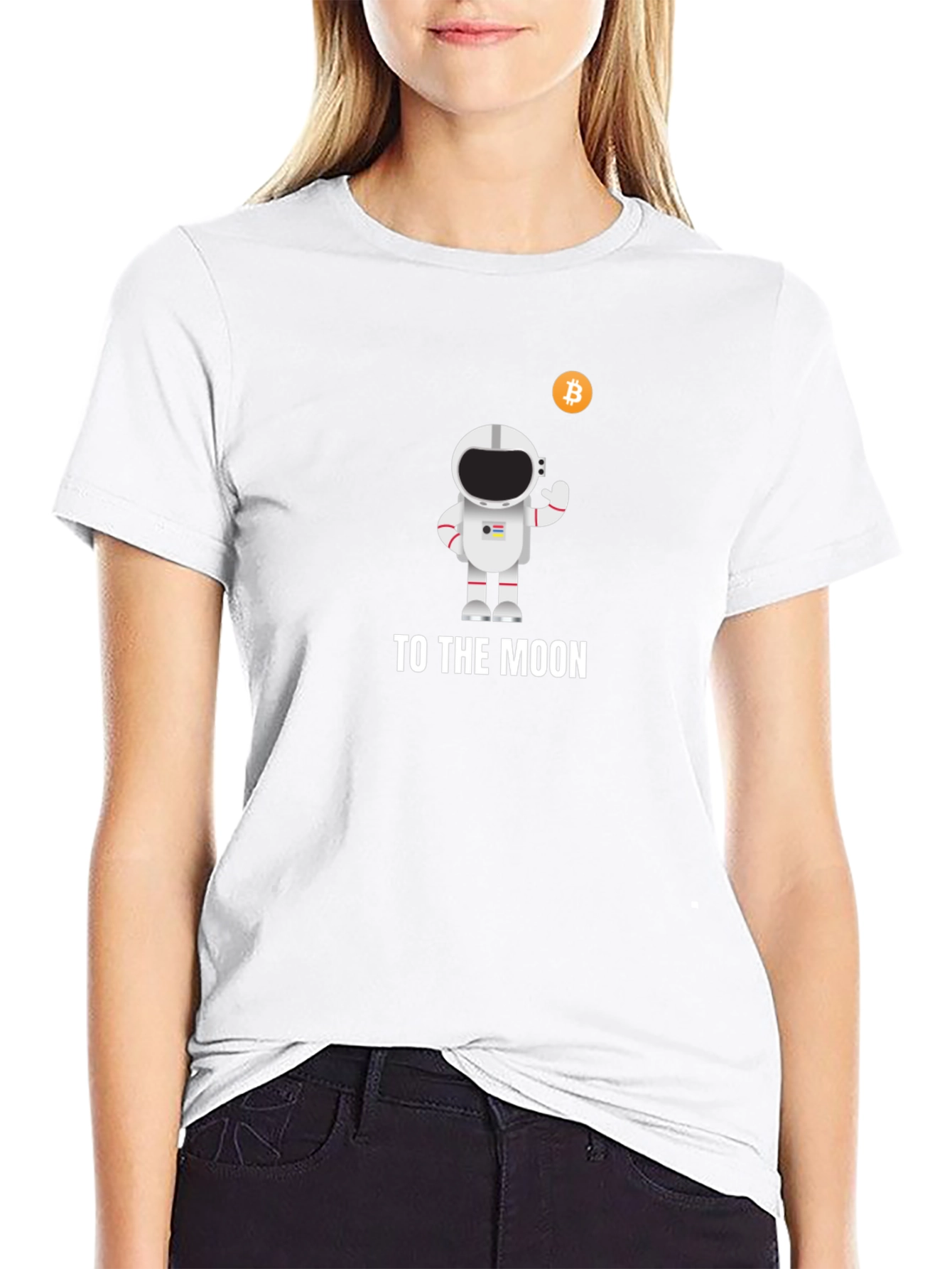 Bitcoin Astronaut Black T-Shirt