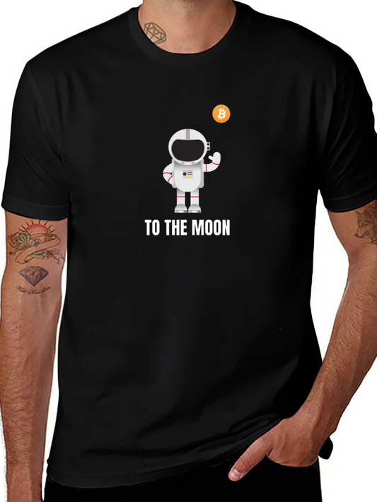 Bitcoin Astronaut Black T-Shirt
