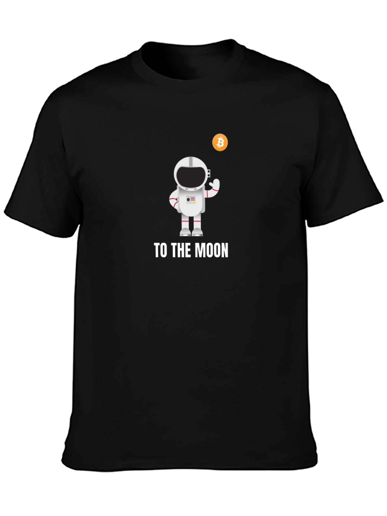Bitcoin Astronaut Black T-Shirt