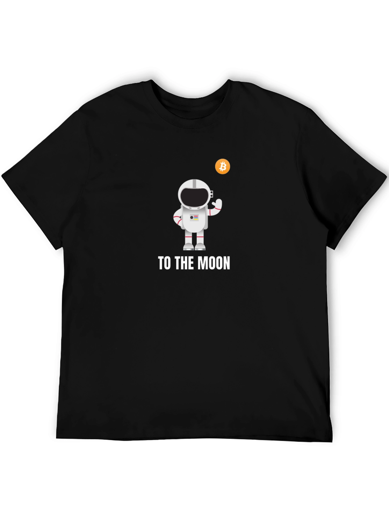 Bitcoin Astronaut Black T-Shirt