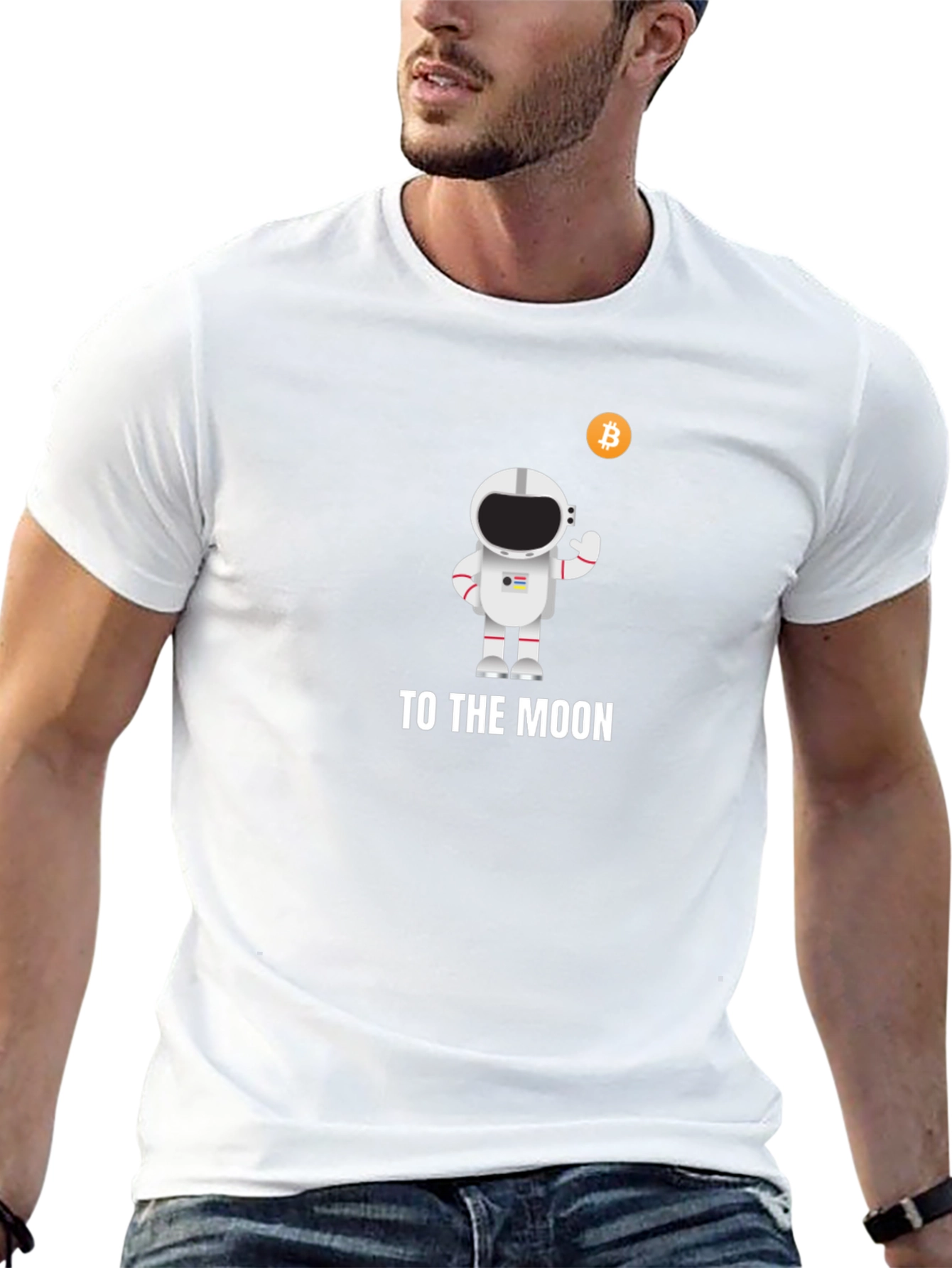 Bitcoin Astronaut Black T-Shirt