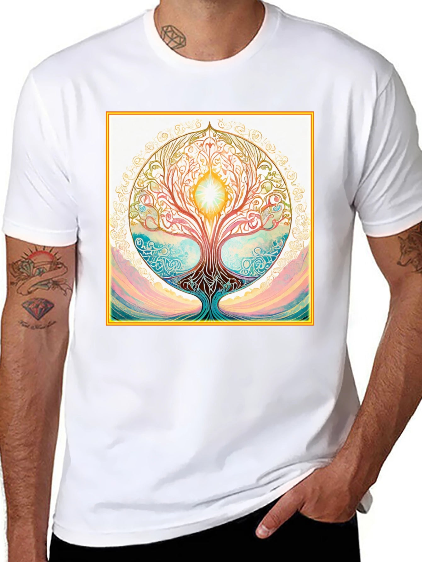 Tree of Life Graphic Tee - Stylish Artistic Design