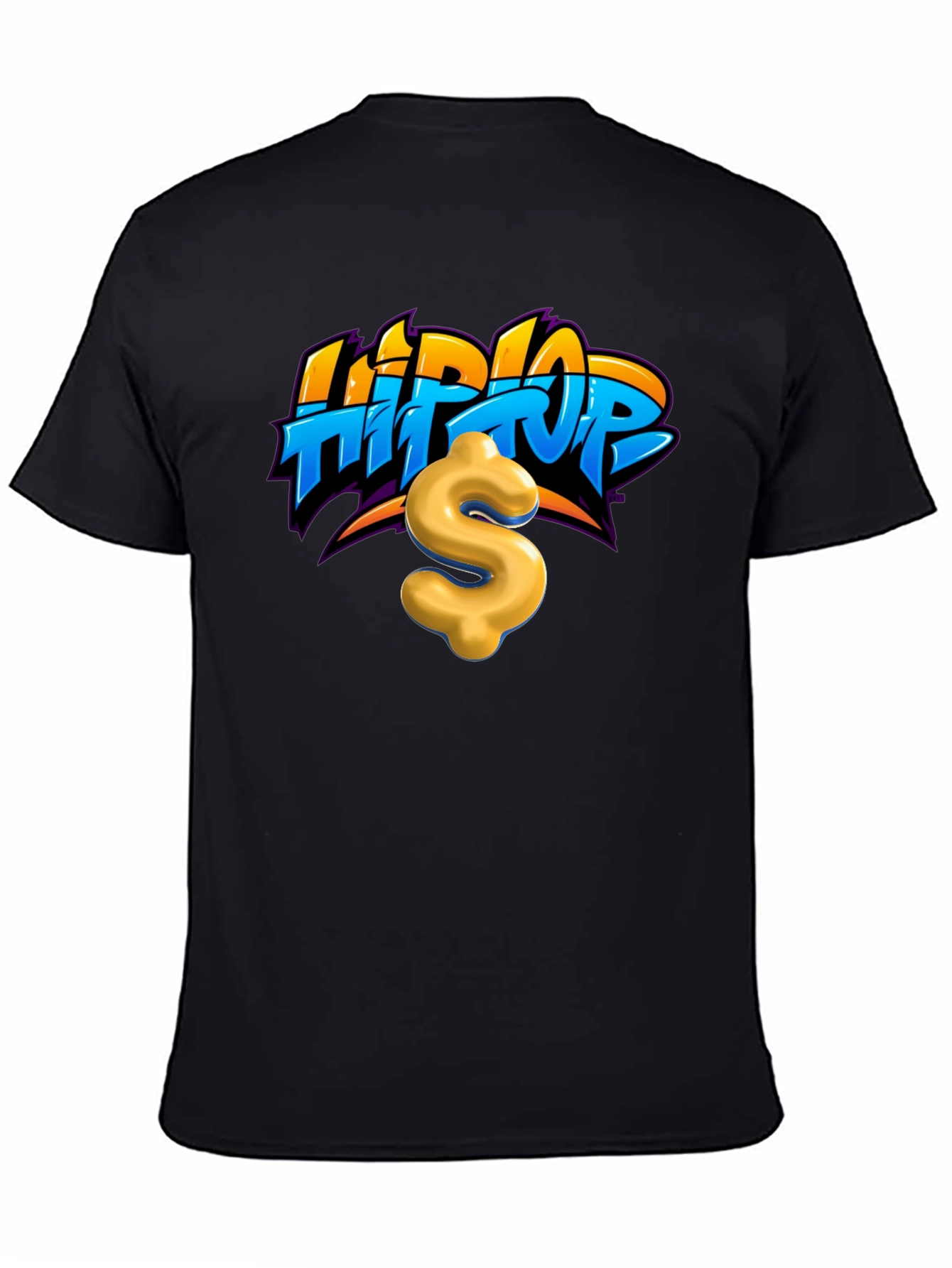 Hip Hop Dollar Sign Graphic Tee