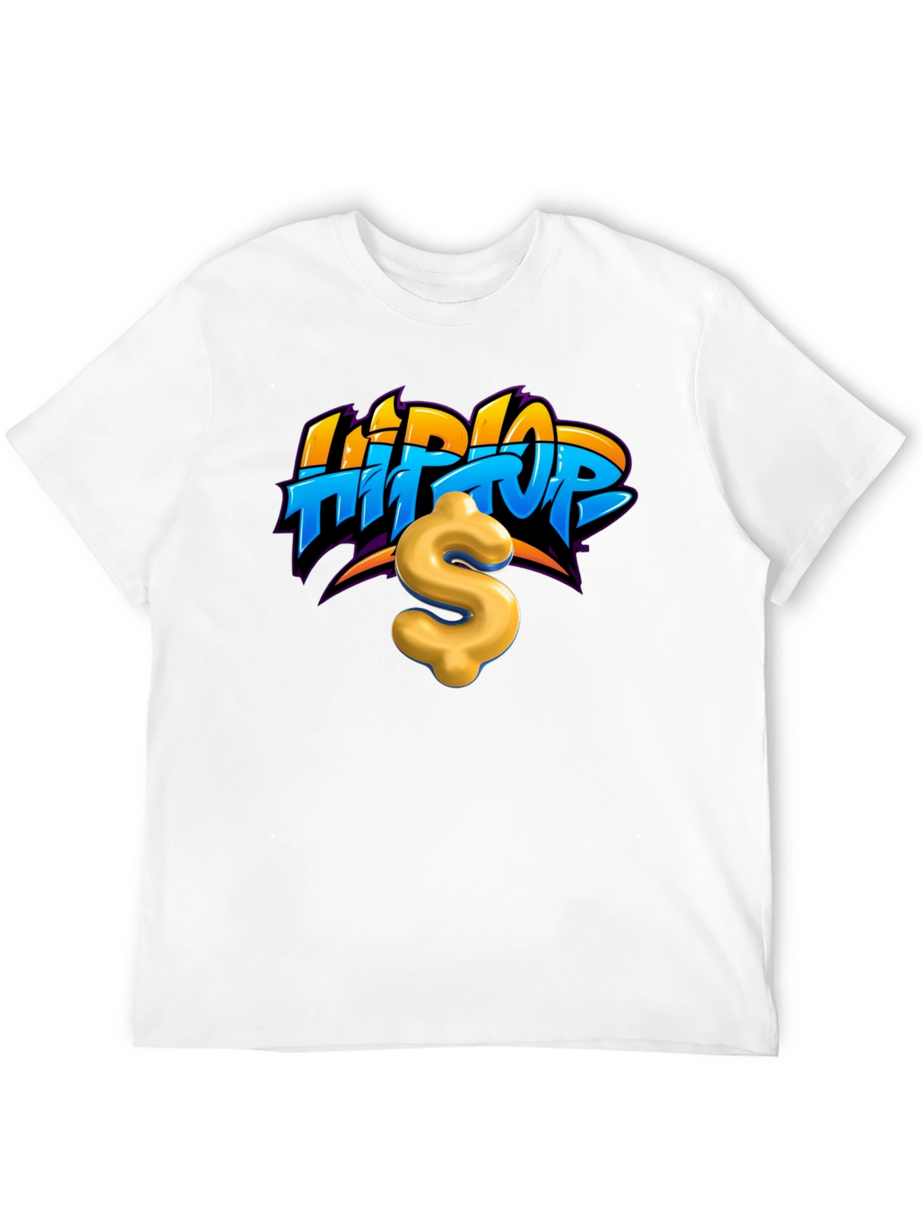 Hip Hop Dollar Sign Graphic Tee