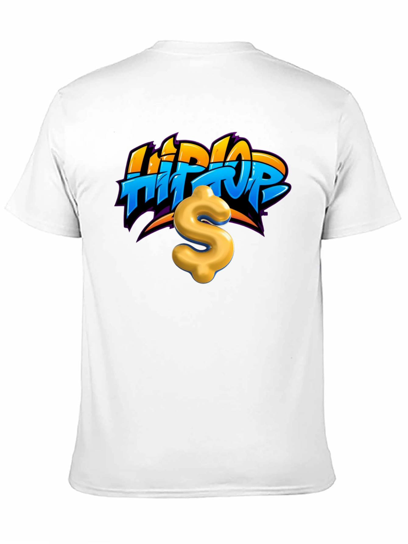 Hip Hop Dollar Sign Graphic Tee