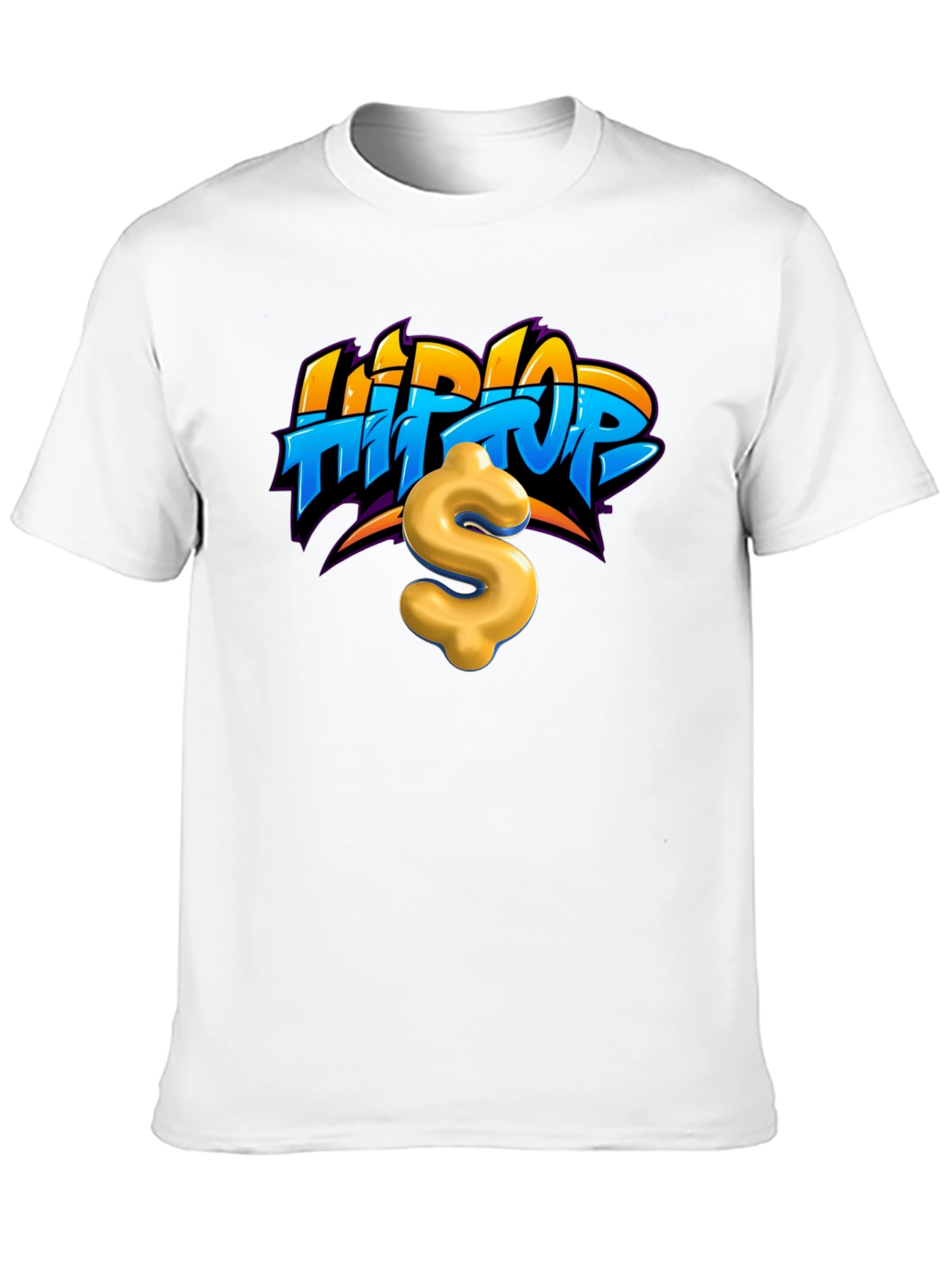 Hip Hop Dollar Sign Graphic Tee