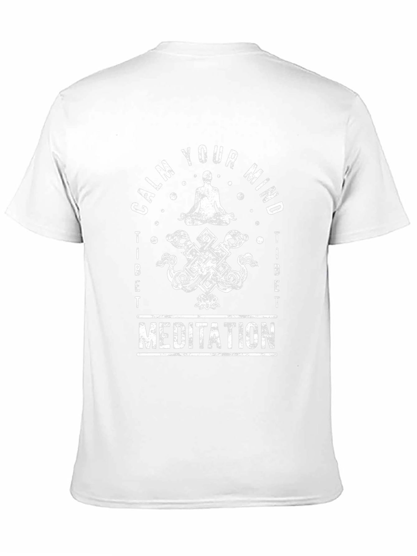 Calm Your Mind Meditation T-Shirt - Spiritual Design