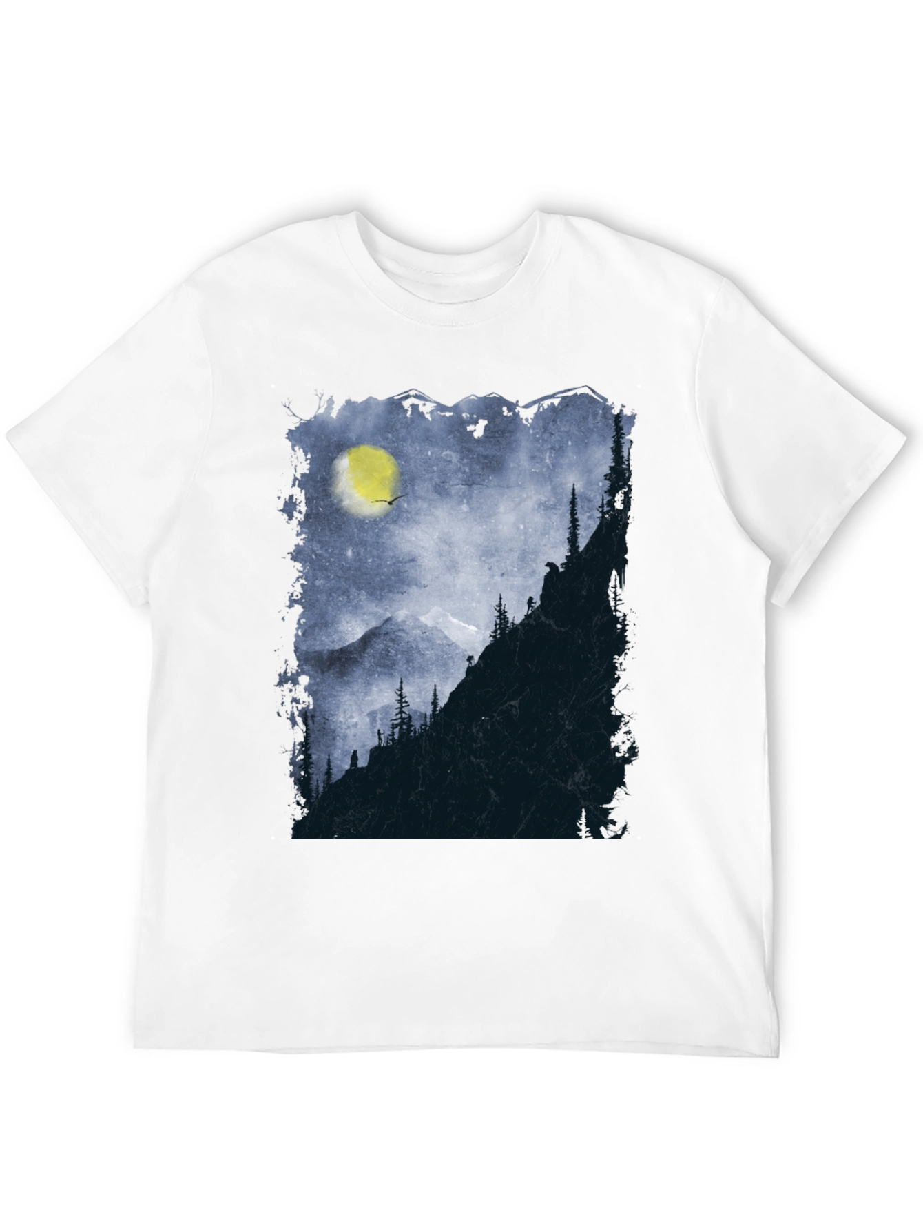 Mountain Moon Graphic Tee - Adventure Awaits
