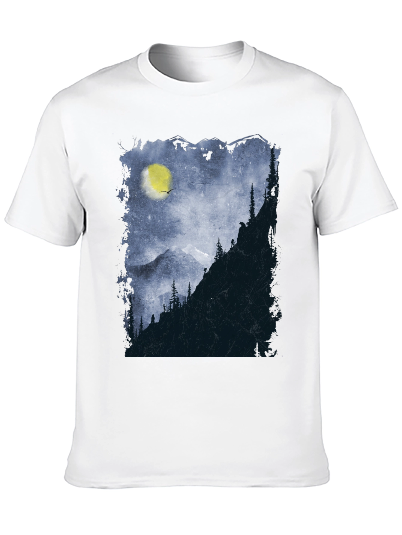 Mountain Moon Graphic Tee - Adventure Awaits