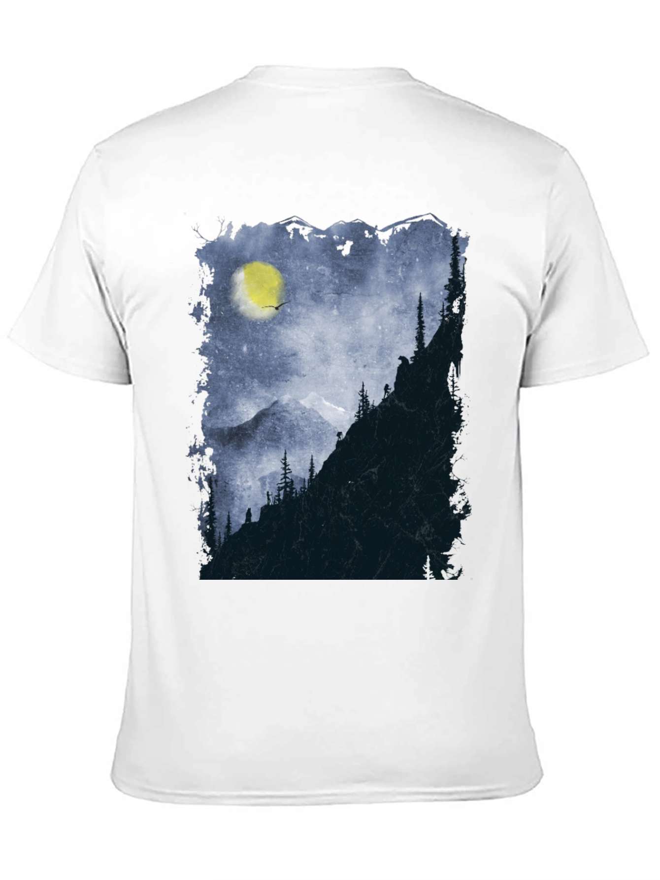 Mountain Moon Graphic Tee - Adventure Awaits