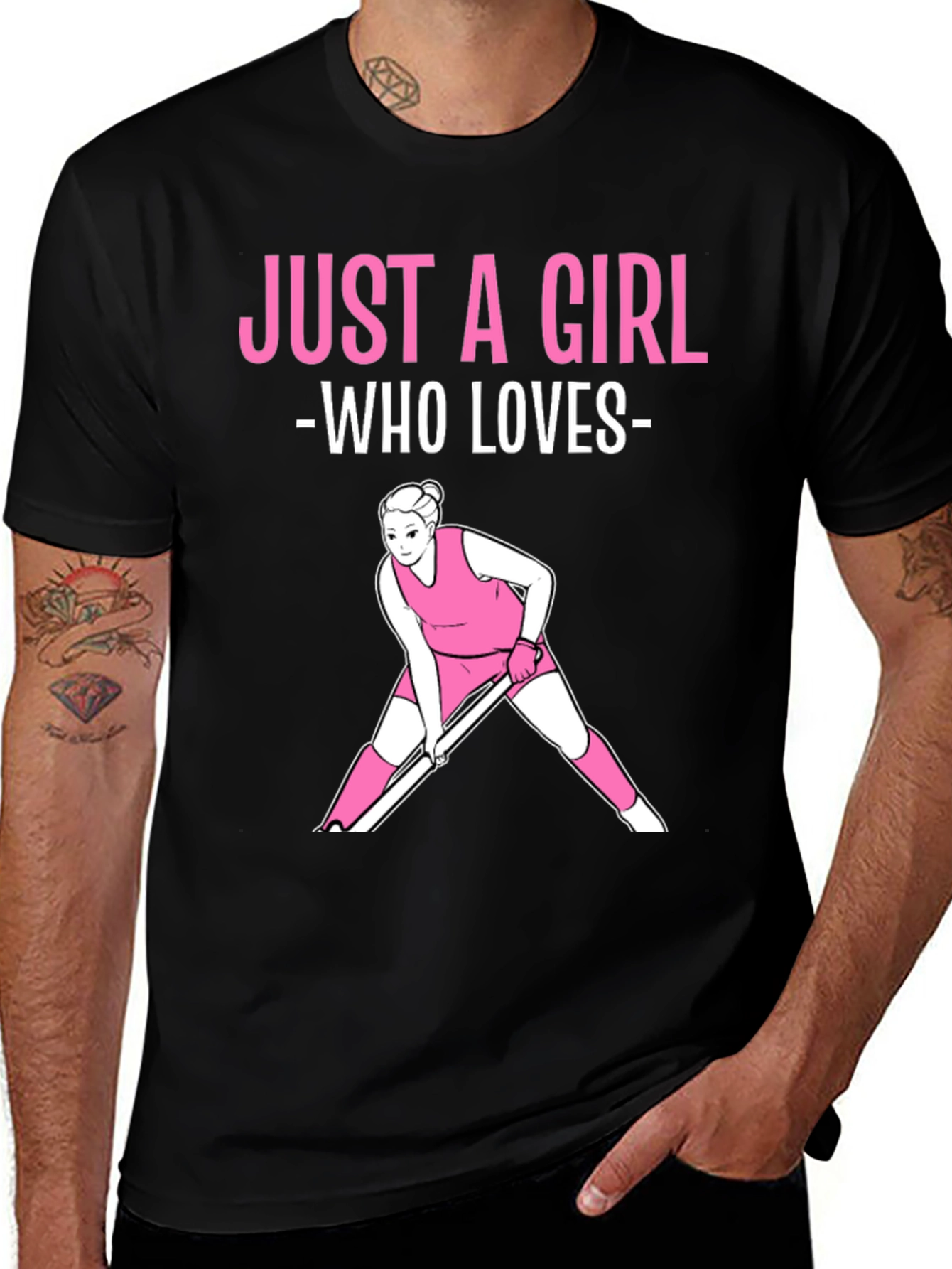 Just A Girl Who Loves Field Hockey T-Shirt