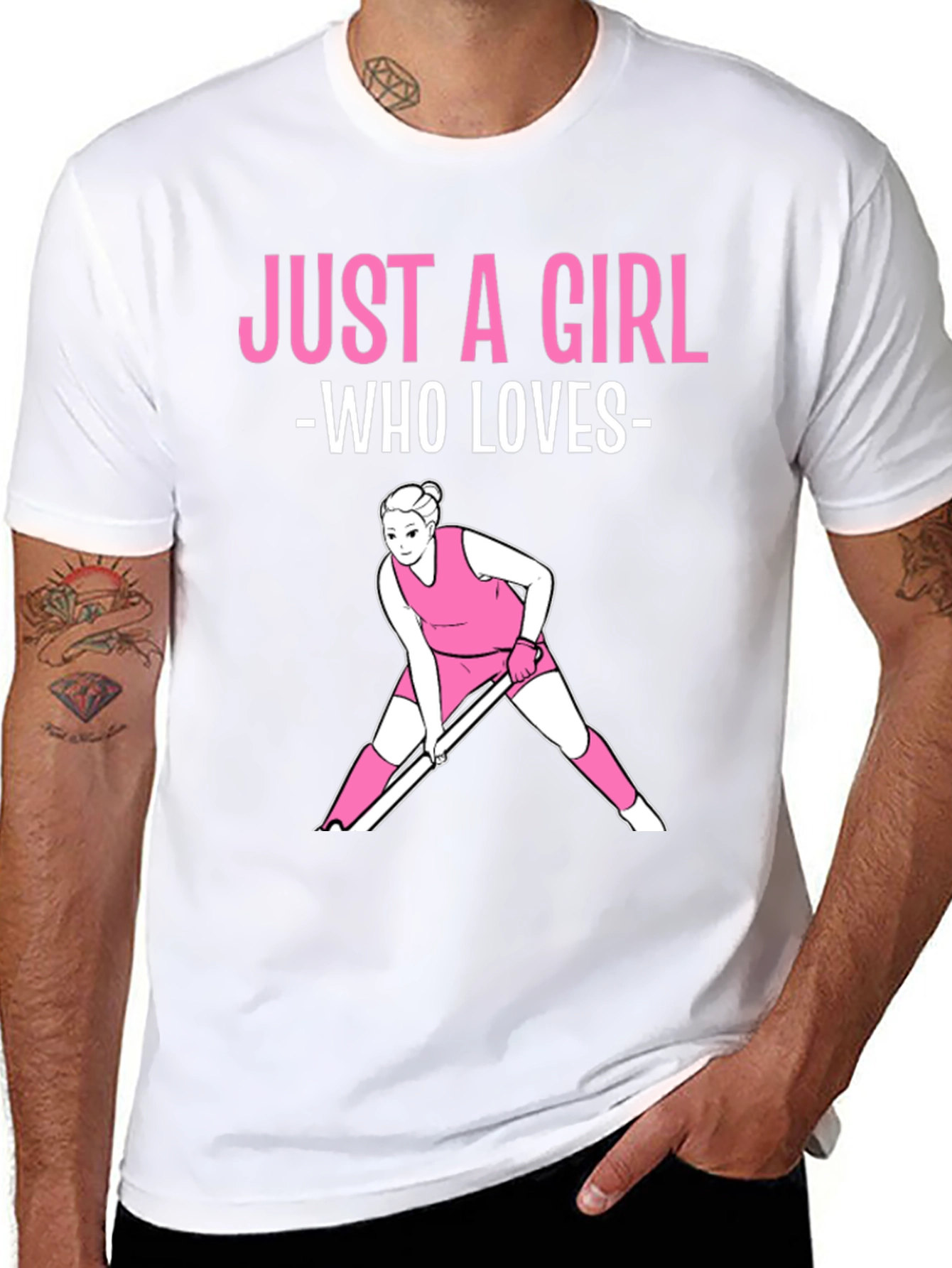 Just A Girl Who Loves Field Hockey T-Shirt