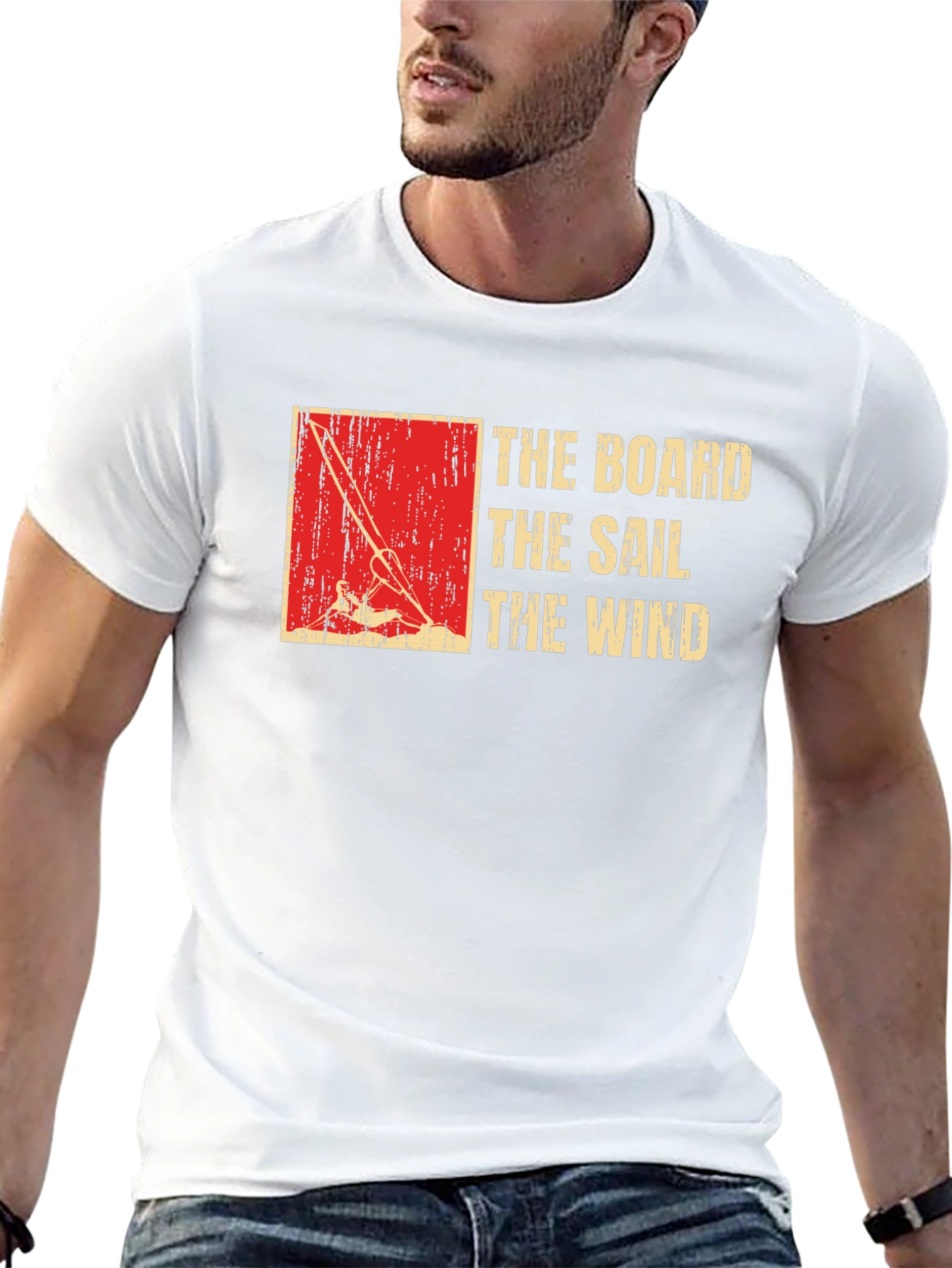 The Board The Sail The Wind Tee - Black