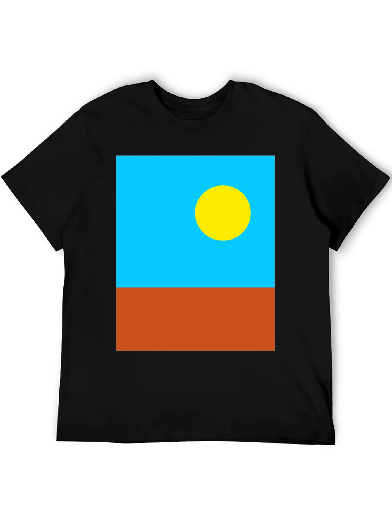 Palau Flag Graphic T-Shirt - Black Cotton Tee