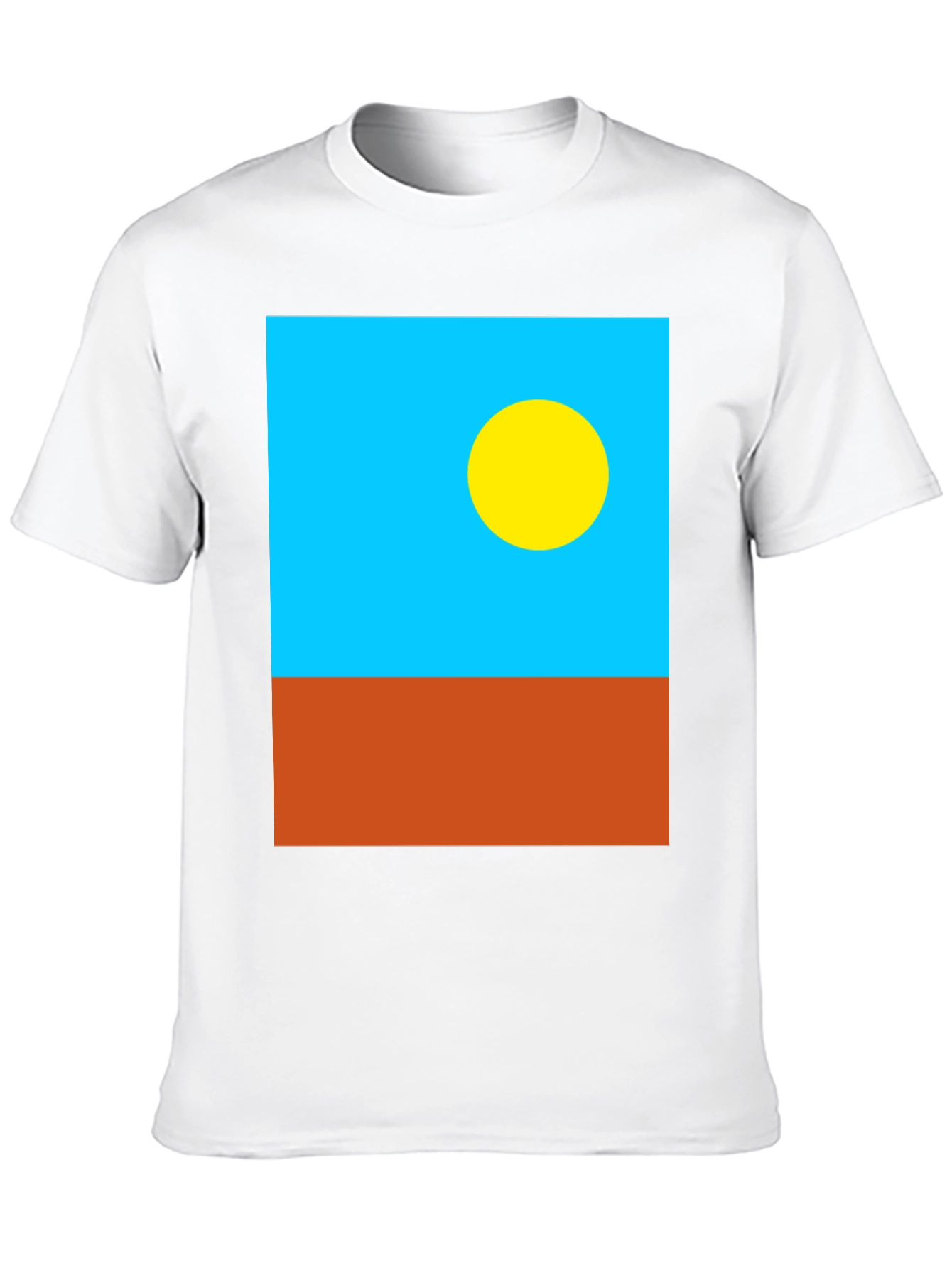 Palau Flag Graphic T-Shirt - Black Cotton Tee