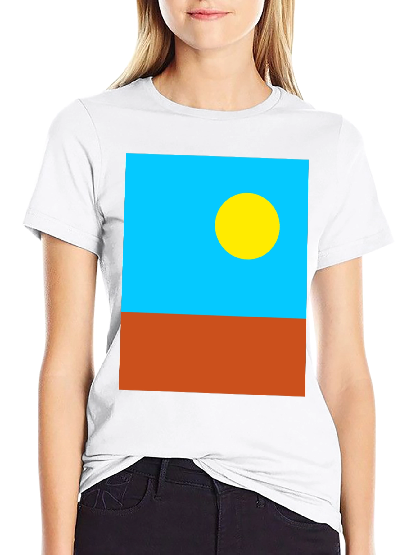 Palau Flag Graphic T-Shirt - Black Cotton Tee