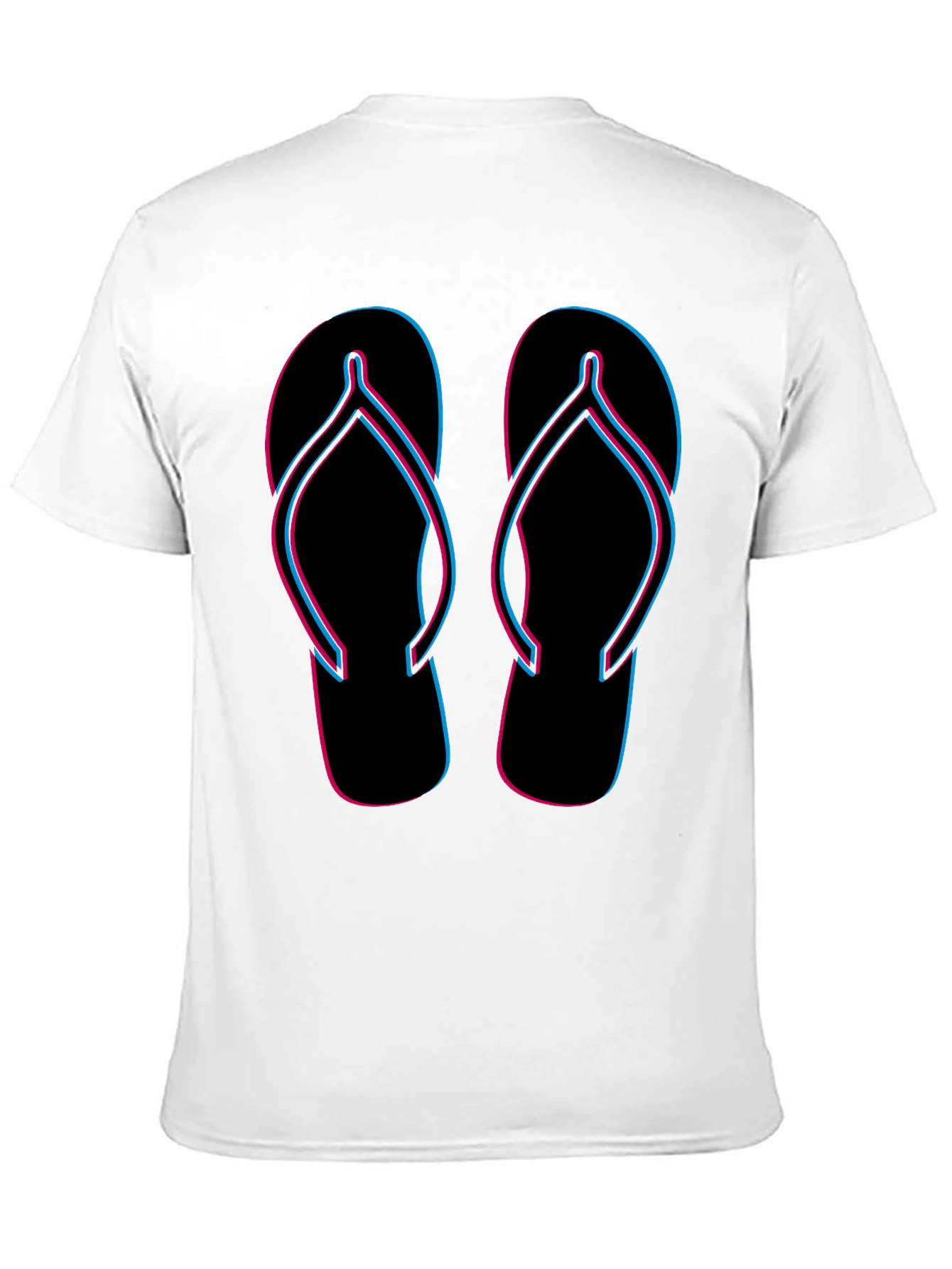 Flip Flop Graphic Tee - Retro Summer Style