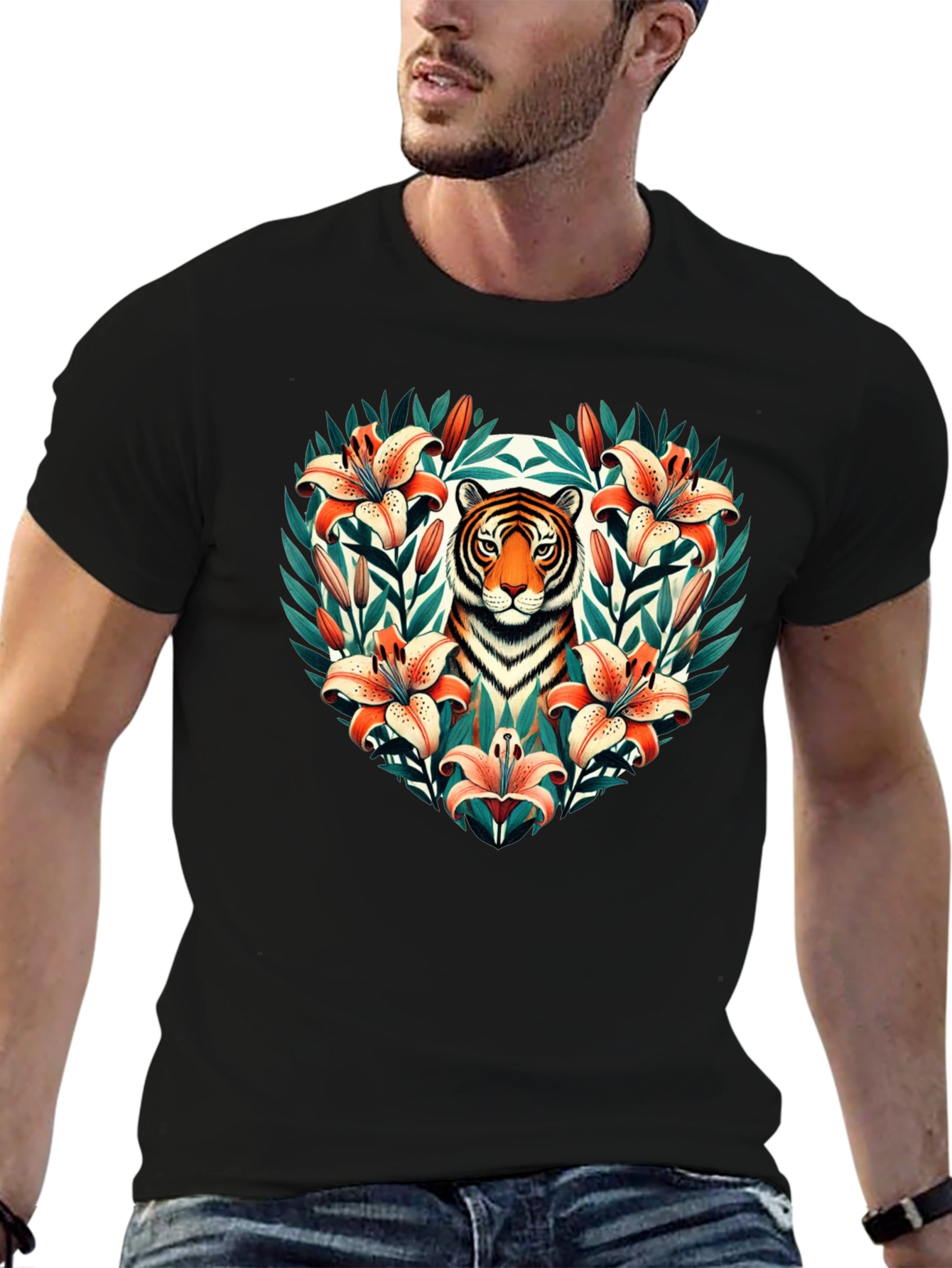 Tiger Lily Heart Graphic Tee