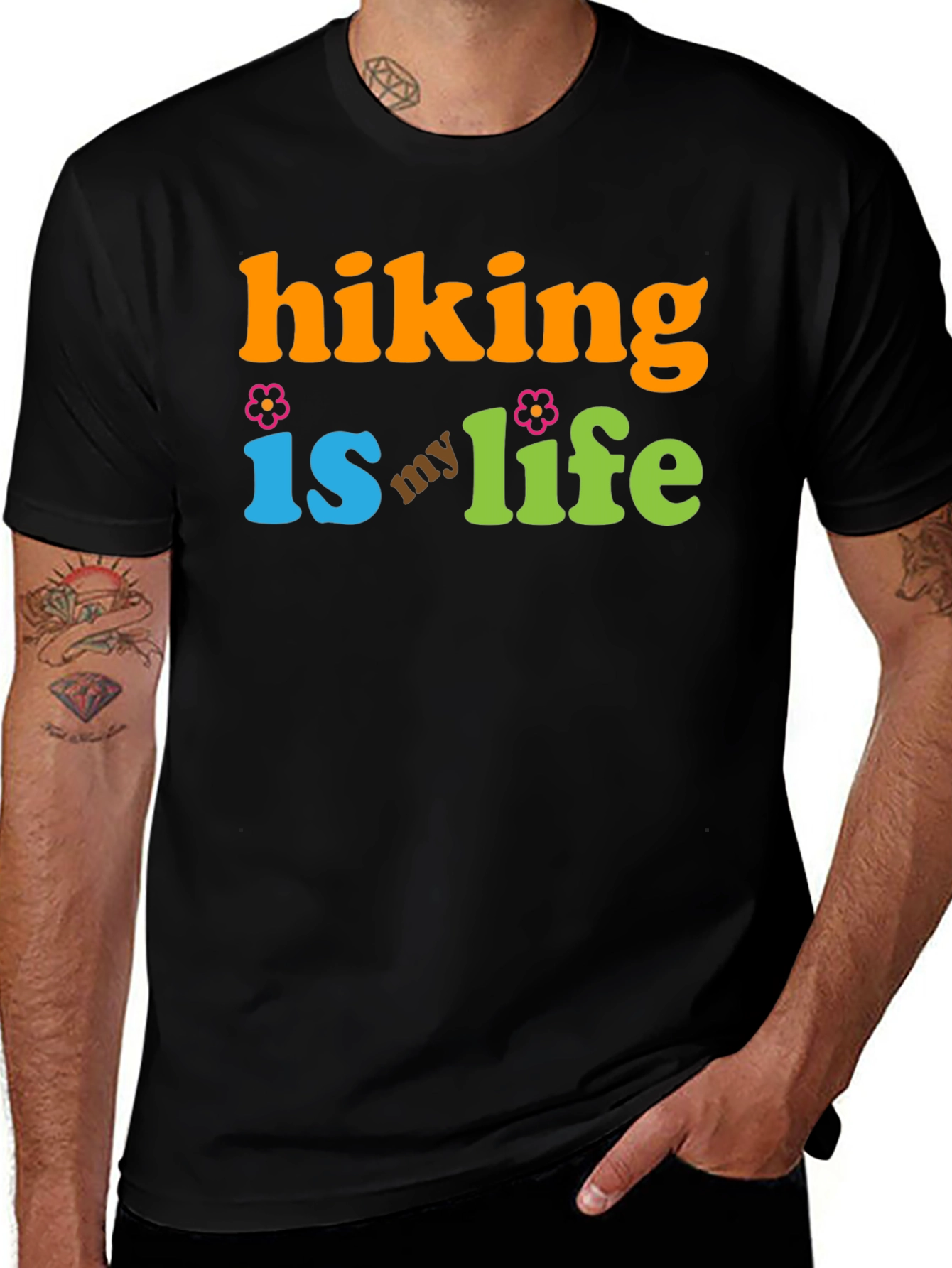 Hiking Is My Life Graphic Tee