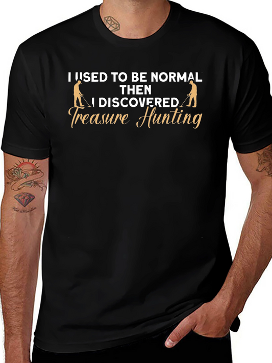 Treasure Hunting Graphic T-Shirt - Novelty Design