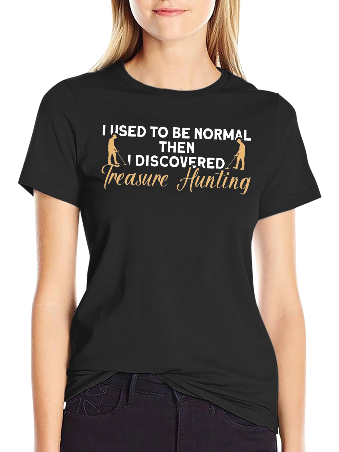 Treasure Hunting Graphic T-Shirt - Novelty Design