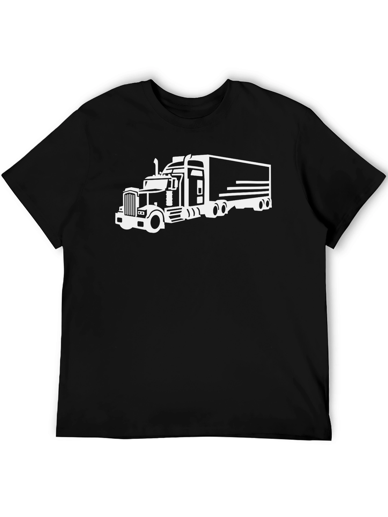 Truckers Graphic Tee - Black Cotton