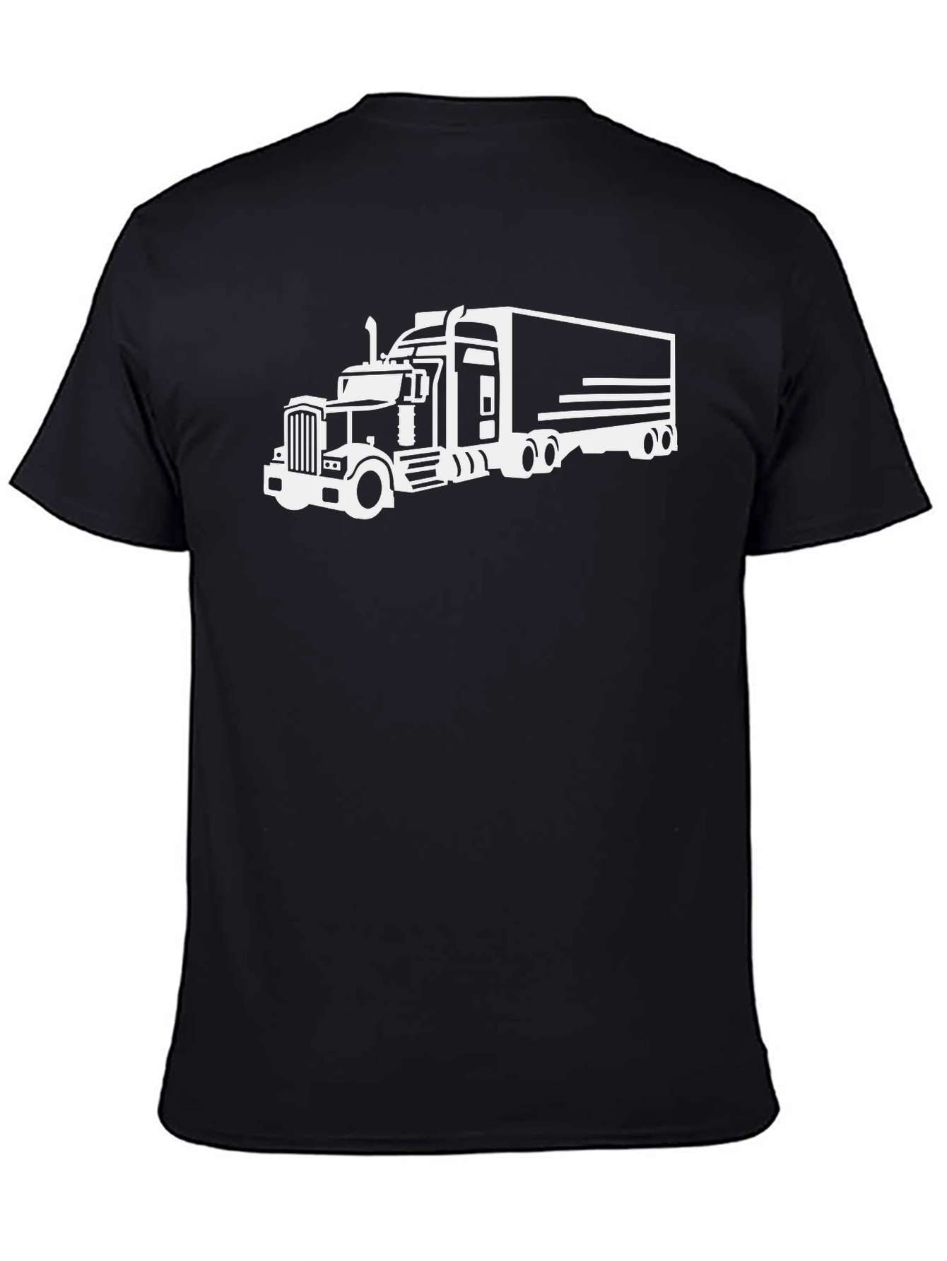 Truckers Graphic Tee - Black Cotton