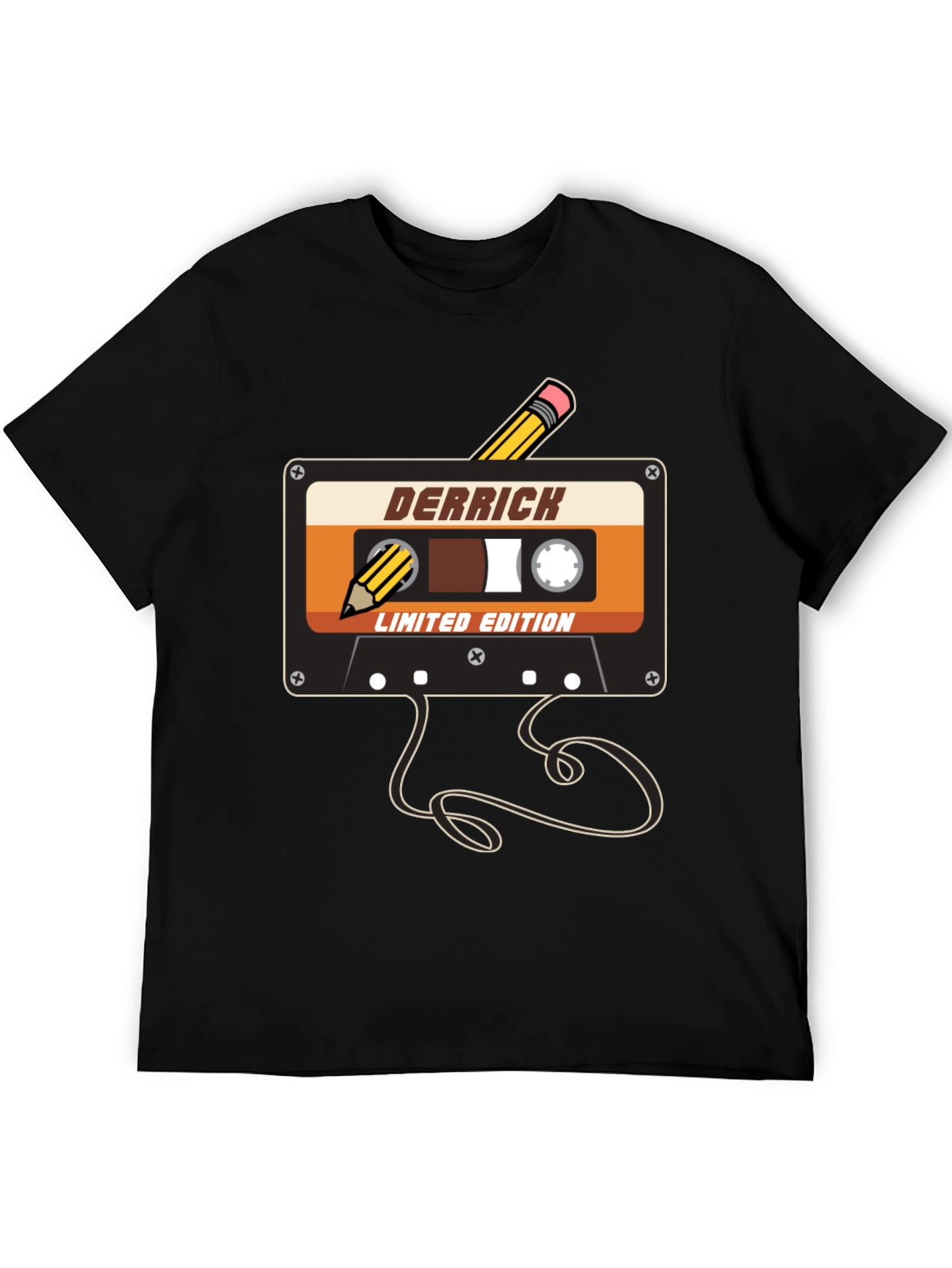 Derrick Cassette Tape Limited Edition Graphic Tee