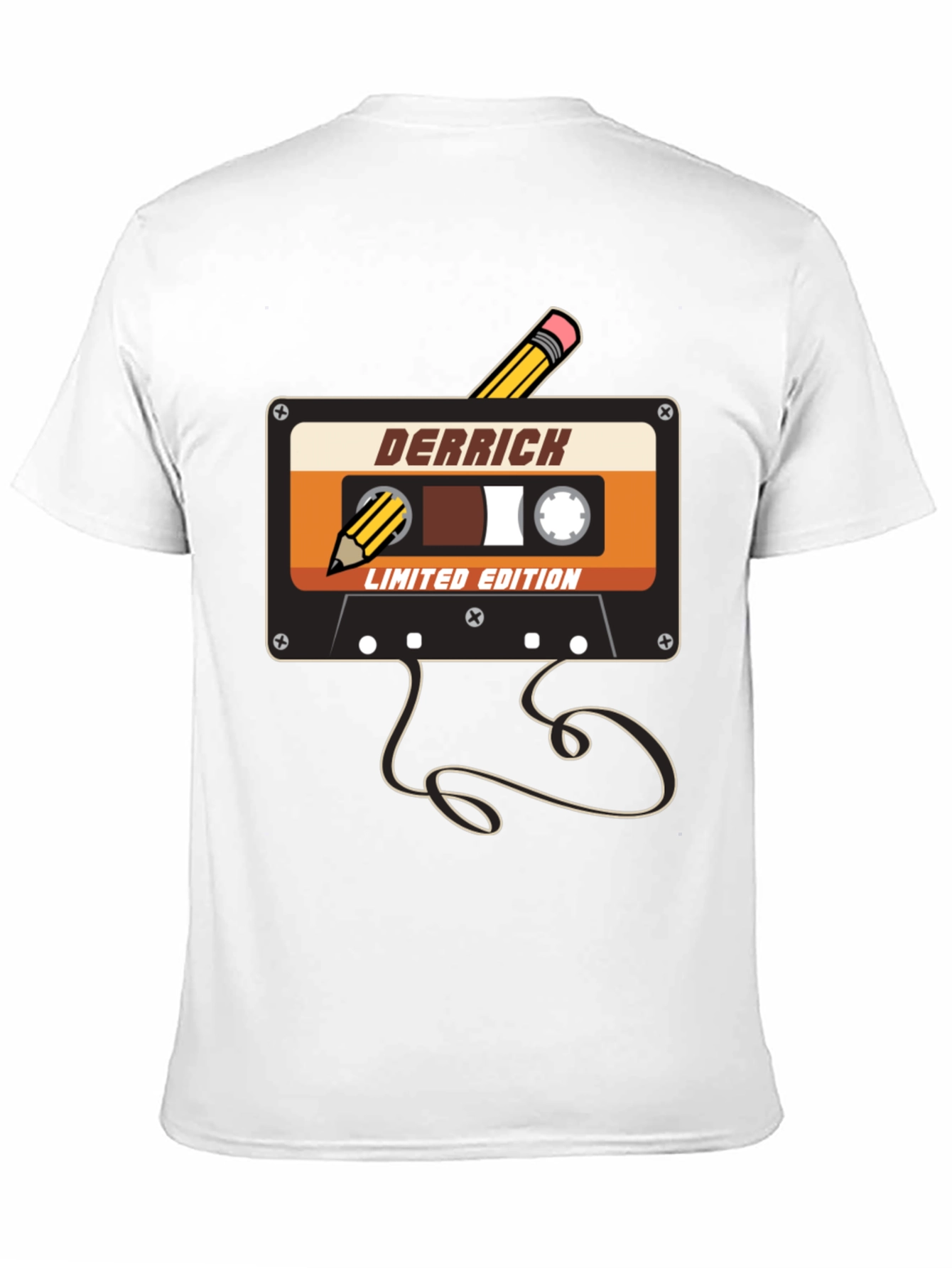 Derrick Cassette Tape Limited Edition Graphic Tee