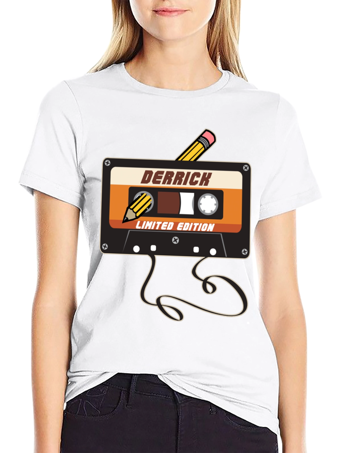 Derrick Cassette Tape Limited Edition Graphic Tee