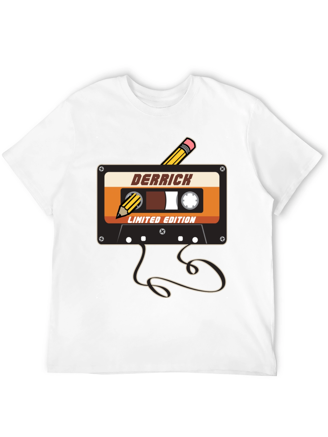 Derrick Cassette Tape Limited Edition Graphic Tee