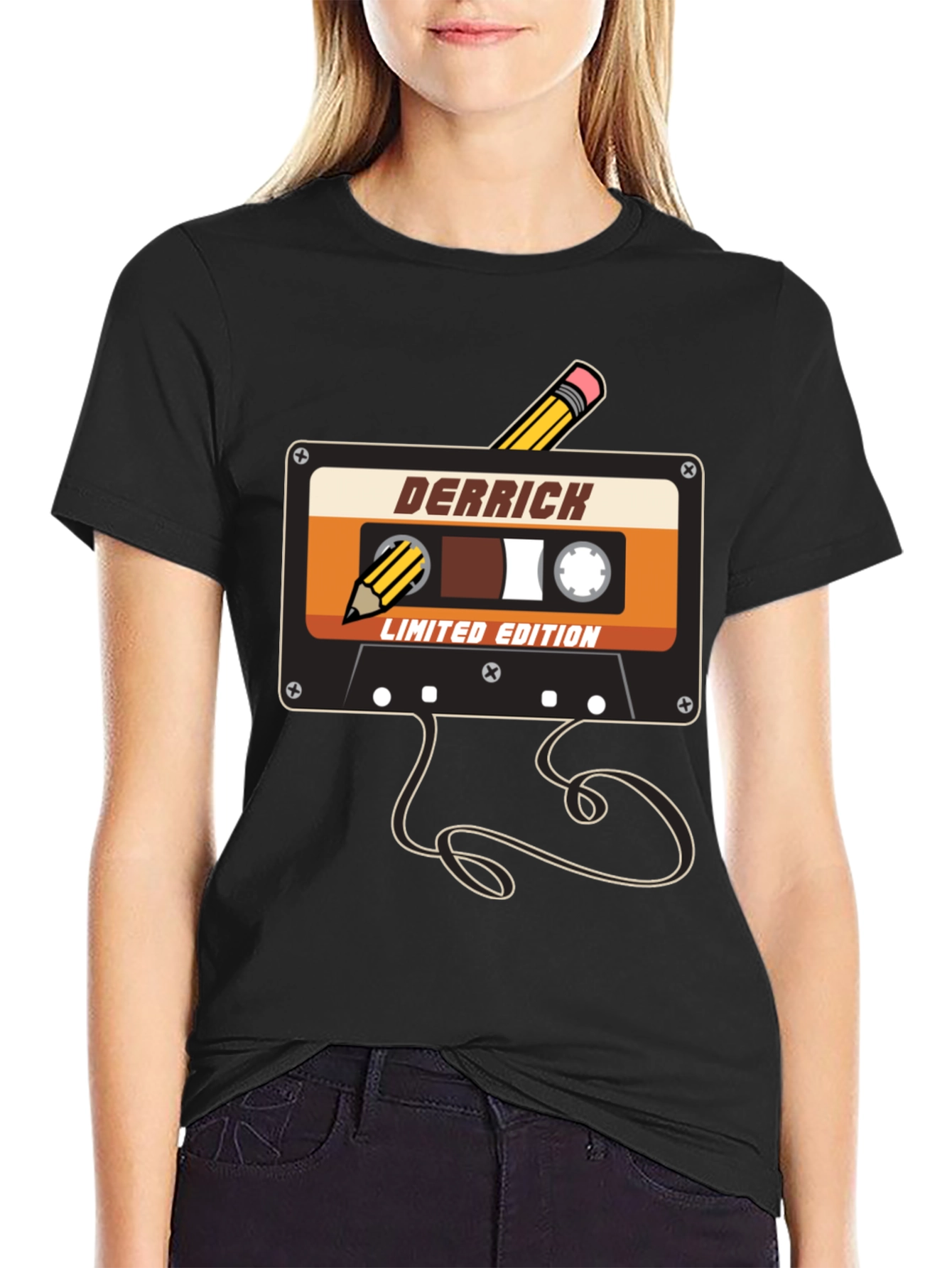 Derrick Cassette Tape Limited Edition Graphic Tee