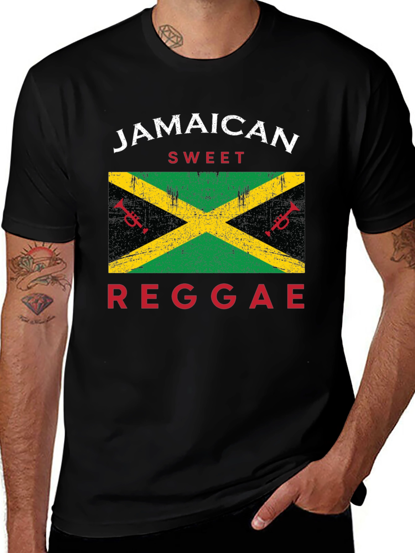 Jamaican Sweet Reggae Graphic T-Shirt