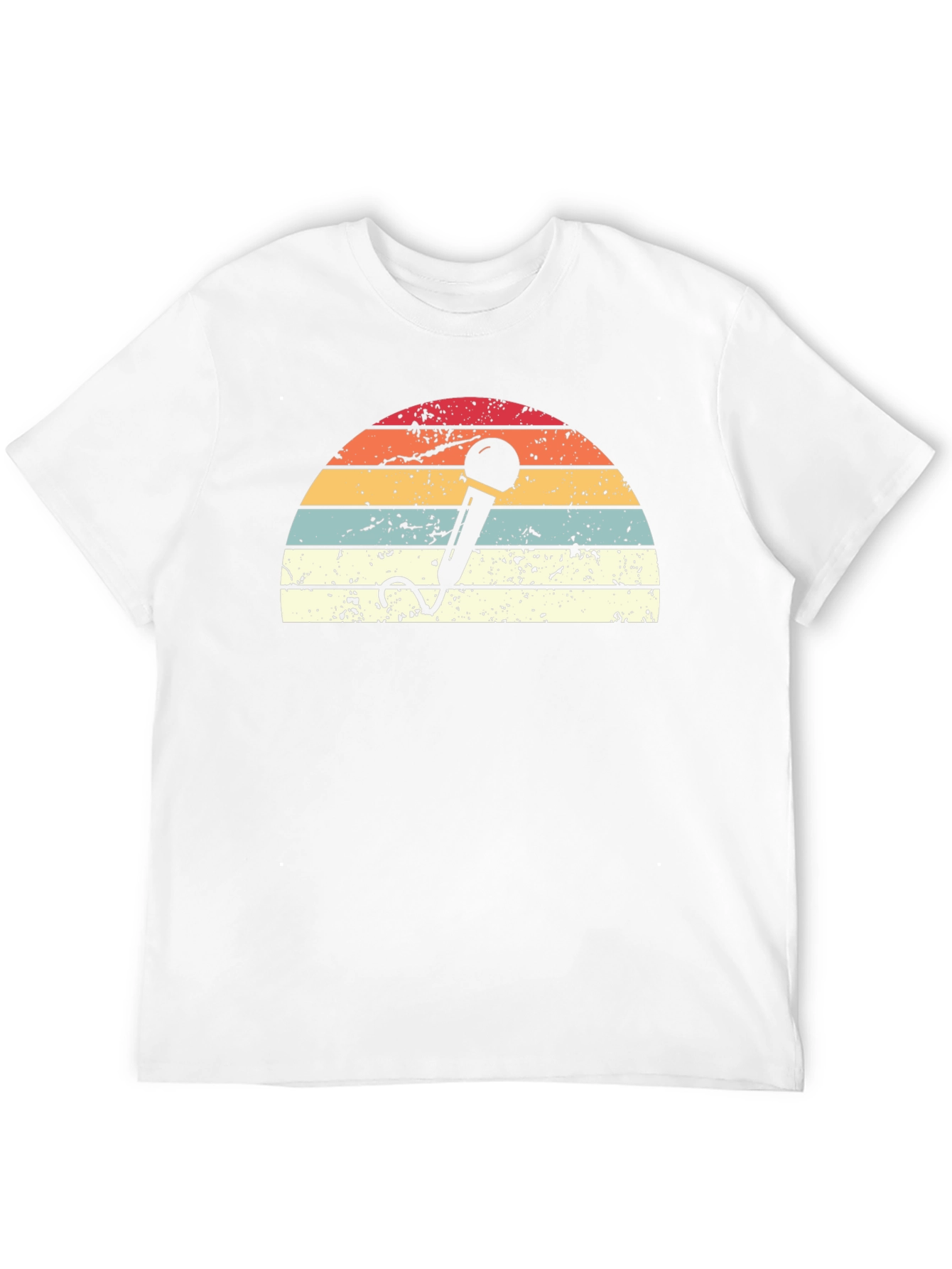 Retro Microphone Graphic T-Shirt
